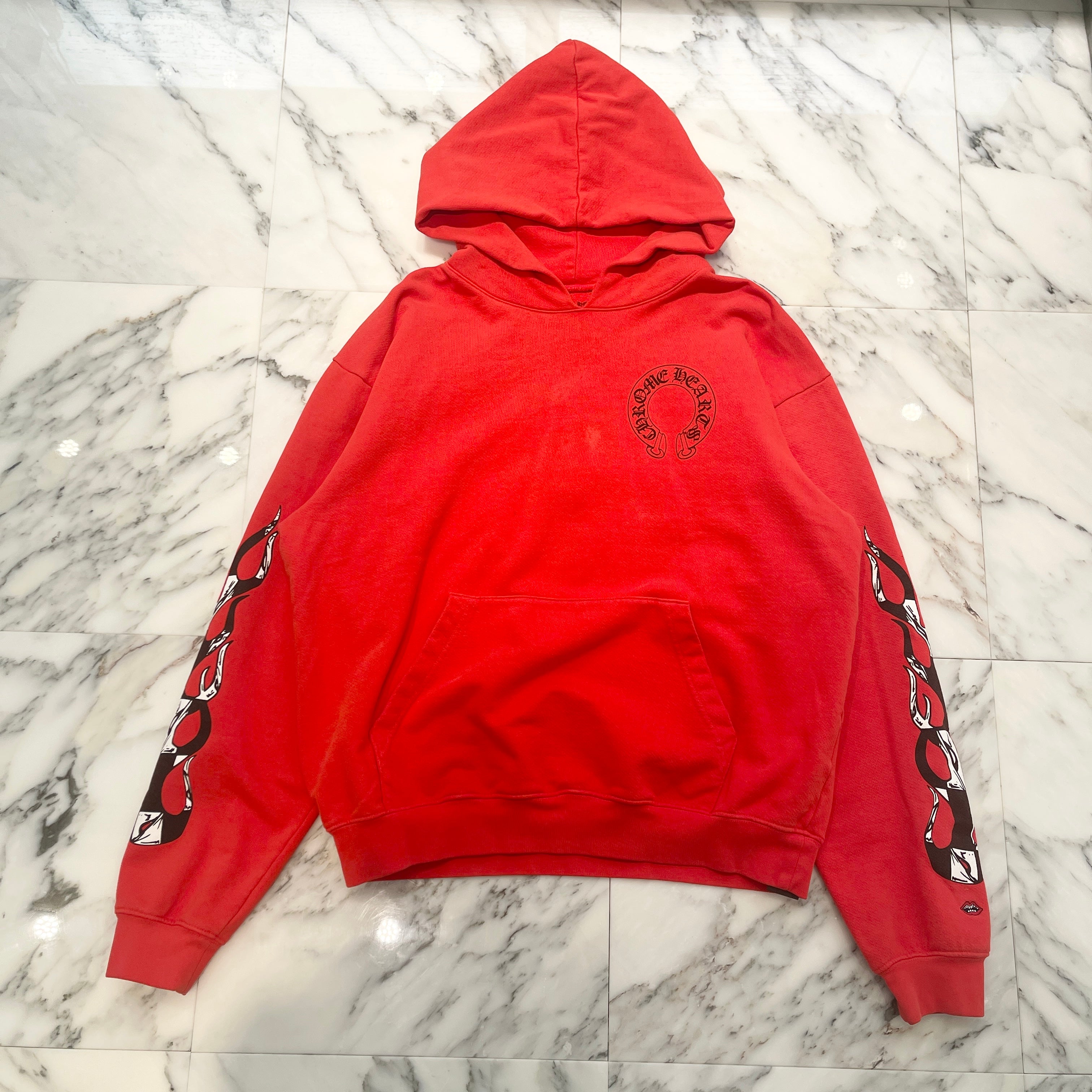 CHROME HEARTS × MATTY BOY PPO KETCHUP Pullover Hoodie Size L