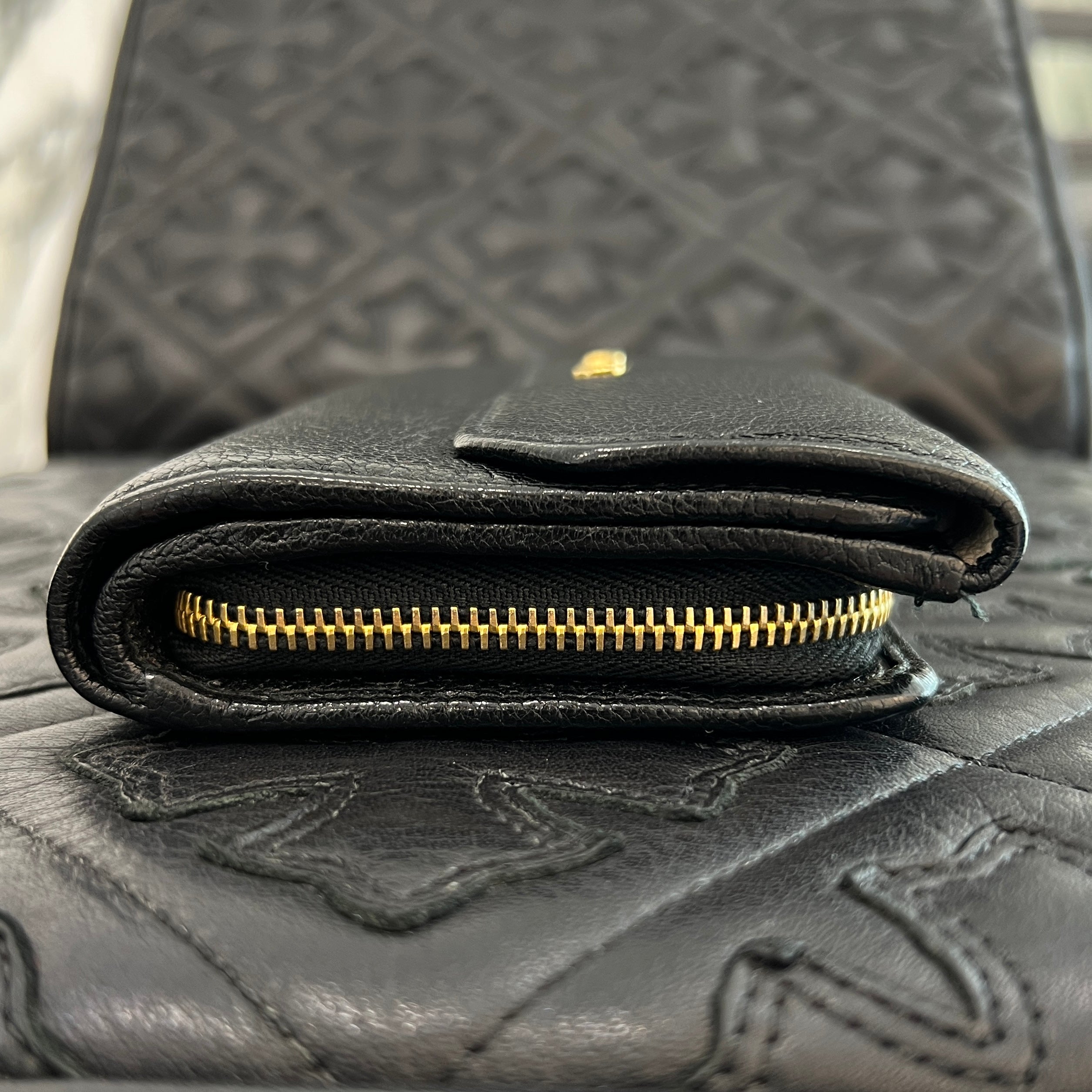 MIU MIU Madras Leather L-Zip Compact Wallet 5ML014 ミュウミュウ マドラス レザー Lジップ コンパクトウォレット