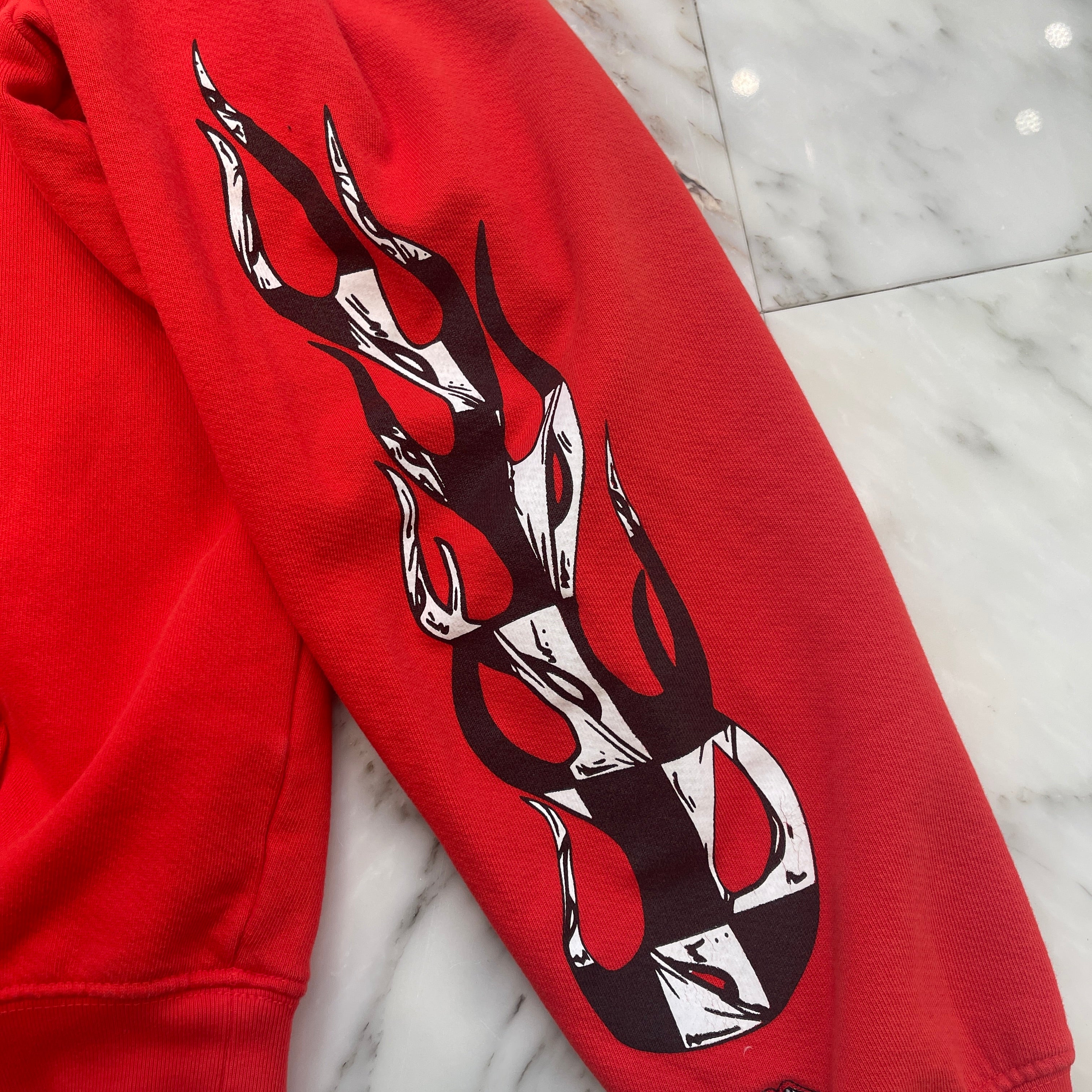 CHROME HEARTS × MATTY BOY PPO KETCHUP Pullover Hoodie Size L
