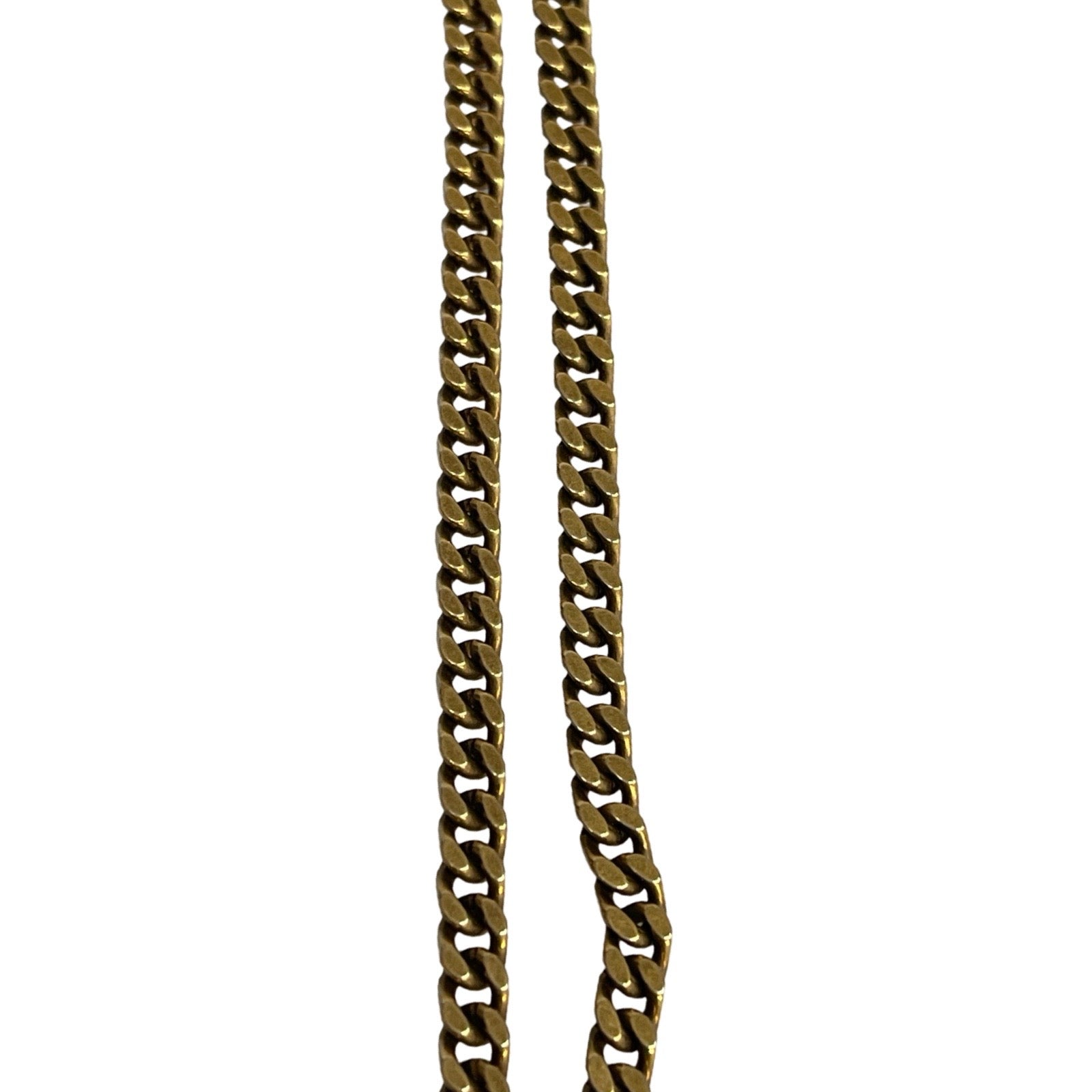 LOUIS VUITTON×NIGO 2020AW Collier Squared LV Gold Necklace MP2692