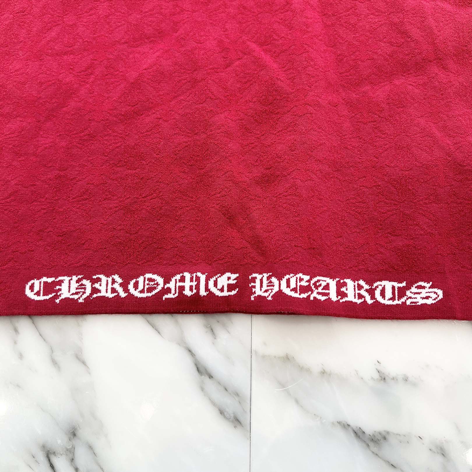 CHROME HEARTS Y NOT V Neck Rayon Polo Shirt Size M クロムハーツ ワイノット Vネック レーヨン ポロシャツ サイズM