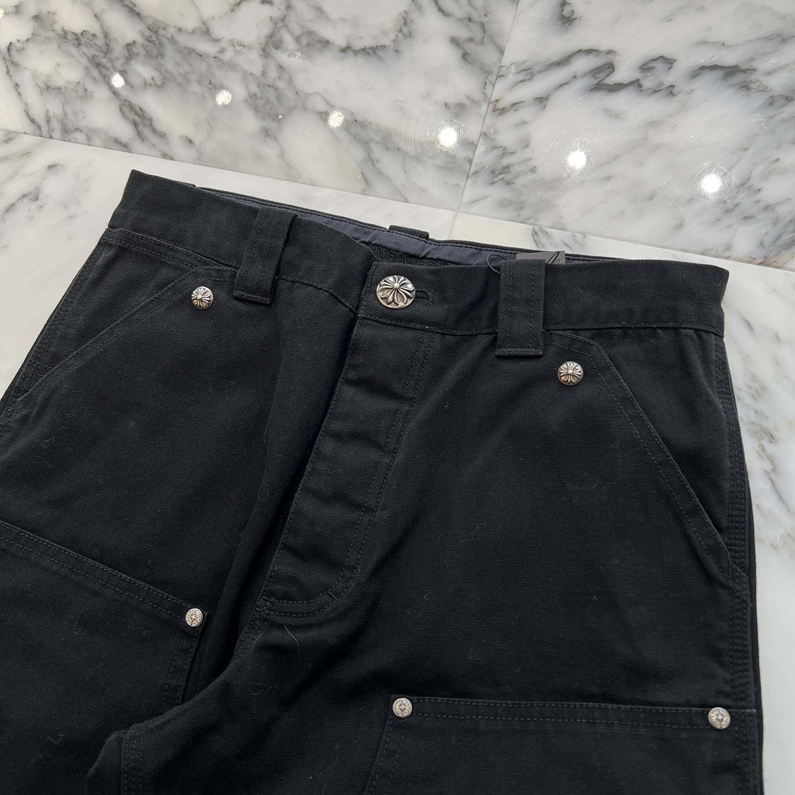 CHROME HEARTS Carpenter Cross Ball Button Denim Pants Size 30 クロムハーツ カーペンター クロスボールボタン デニムパンツ サイズ30