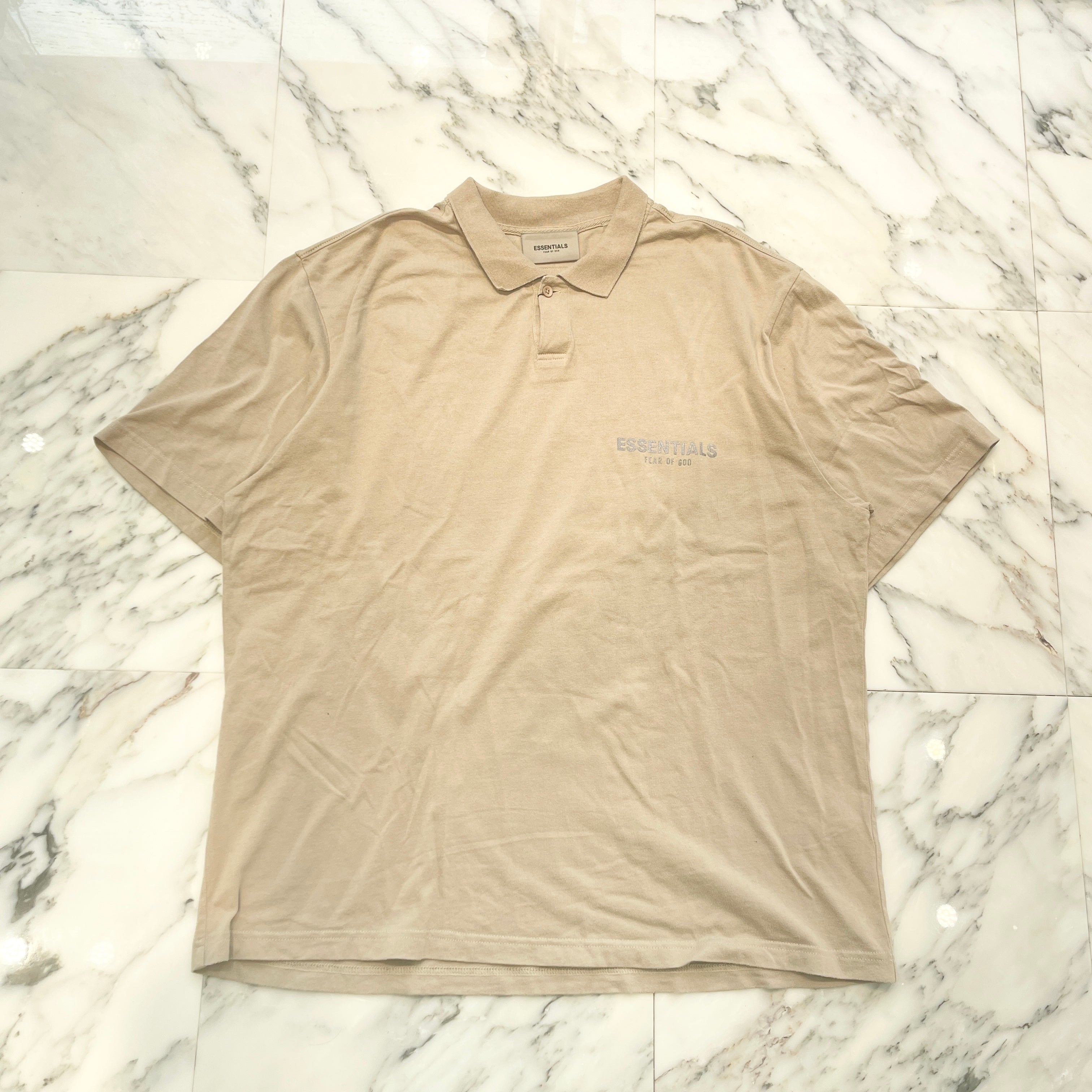 ESSENTIALS FEAR OF GOD Core Collection Short Sleeve Polo Shirt Size L エッセンシャル フィアオブゴッド コアコレクション ショートスリーブ ポロシャツ サイズL