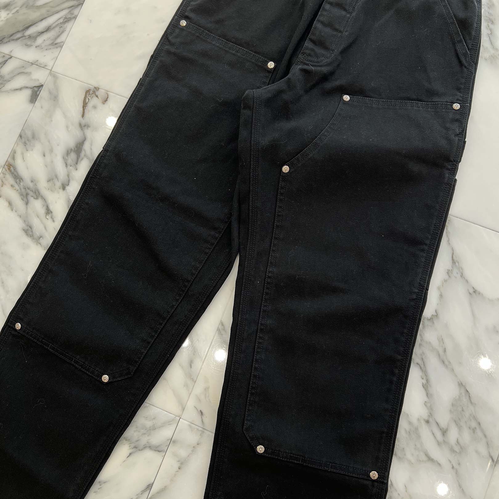 CHROME HEARTS Carpenter Cross Ball Button Denim Pants Size 30 クロムハーツ カーペンター クロスボールボタン デニムパンツ サイズ30