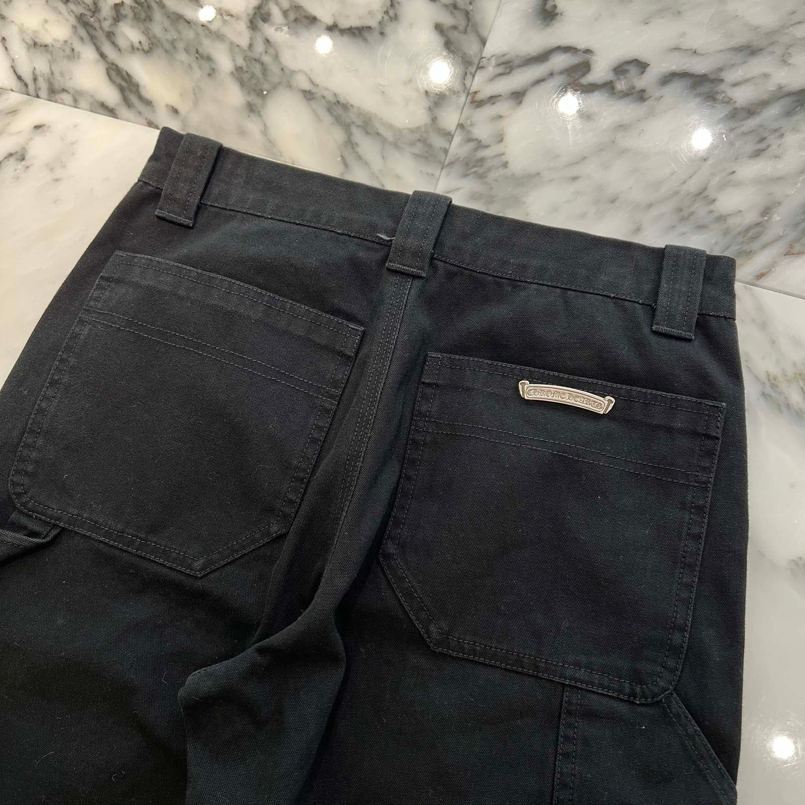 CHROME HEARTS Carpenter Cross Ball Button Denim Pants Size 30 クロムハーツ カーペンター クロスボールボタン デニムパンツ サイズ30