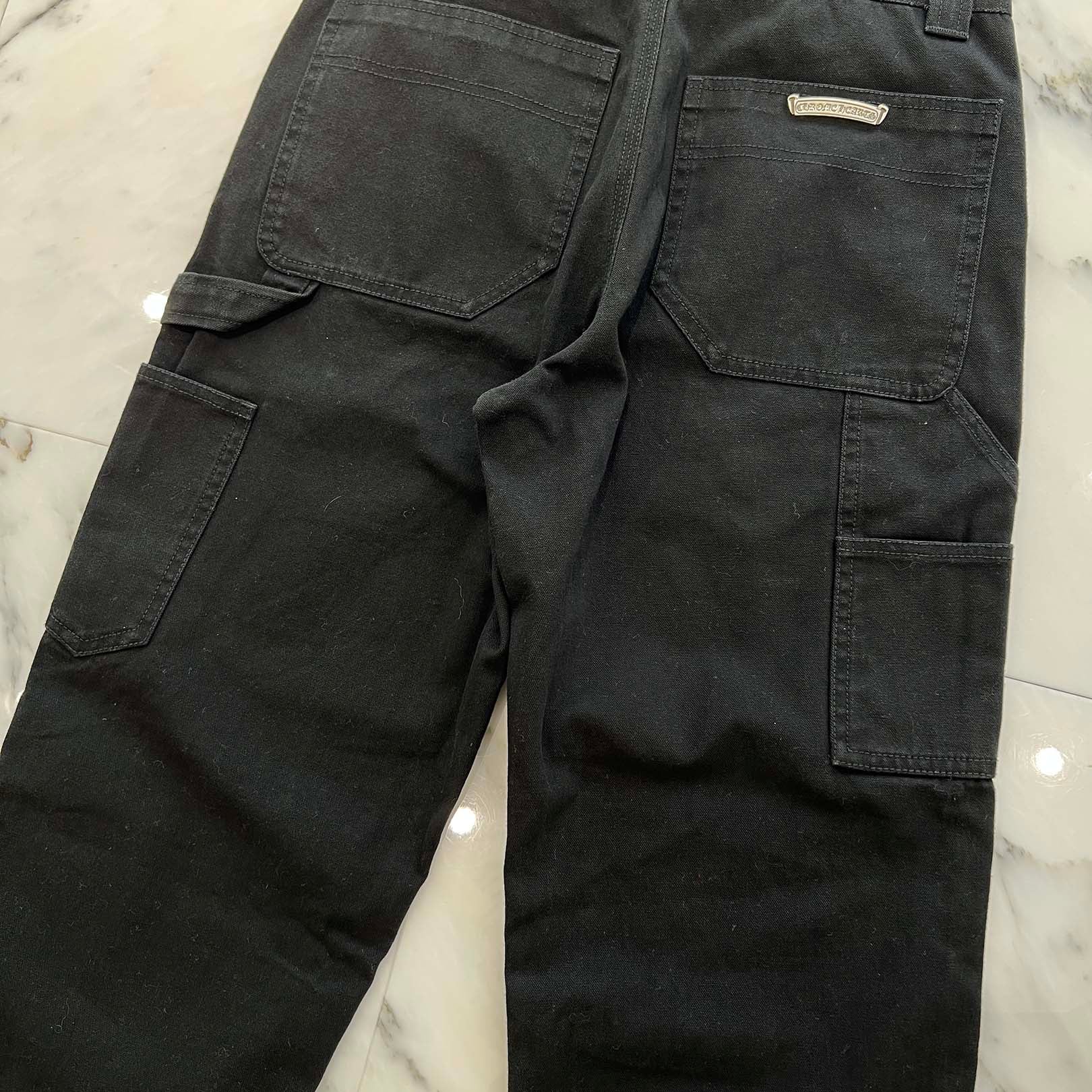CHROME HEARTS Carpenter Cross Ball Button Denim Pants Size 30 クロムハーツ カーペンター クロスボールボタン デニムパンツ サイズ30