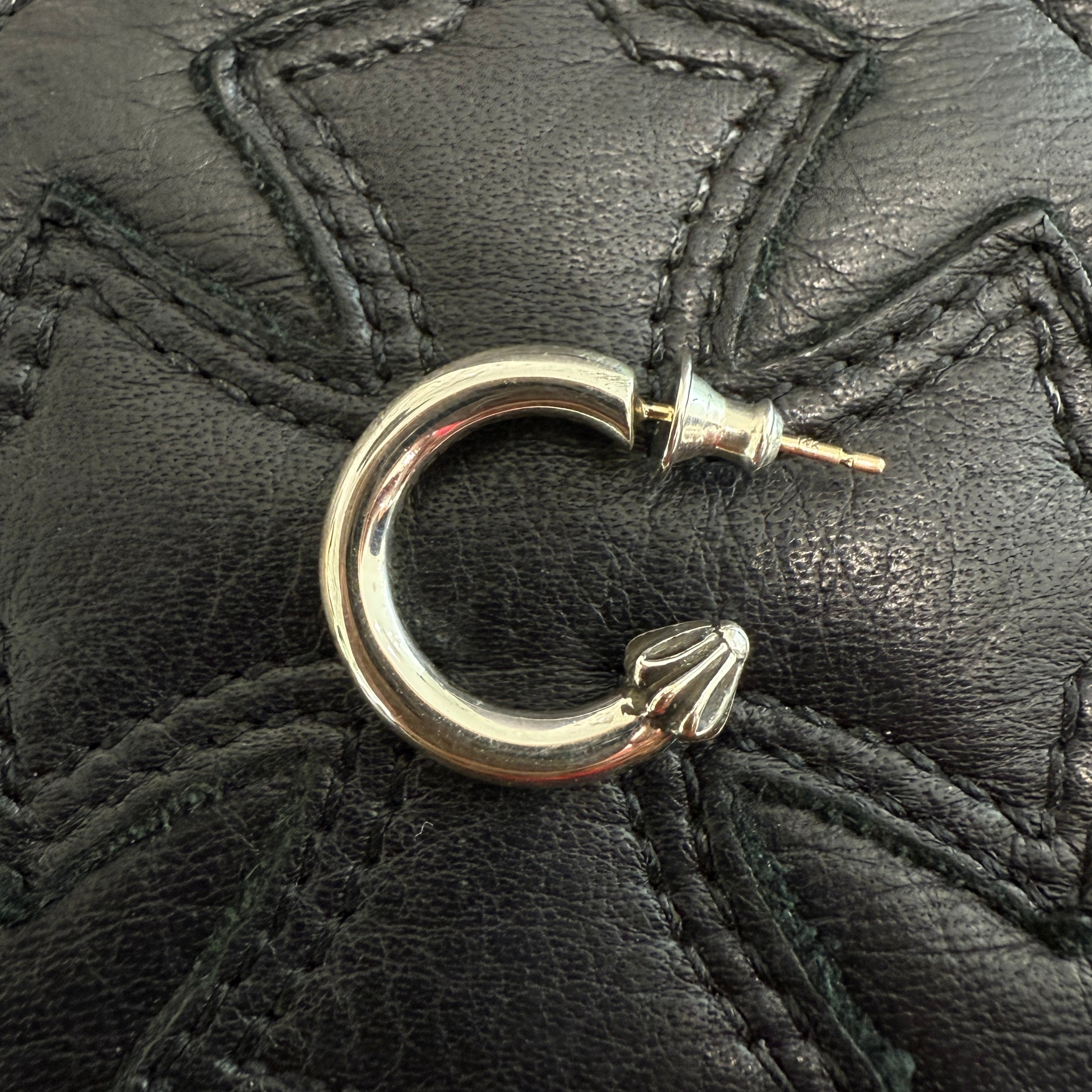 CHROME HEARTS PLAIN Hoop Earrings クロムハーツ プレーン フープ ピアス