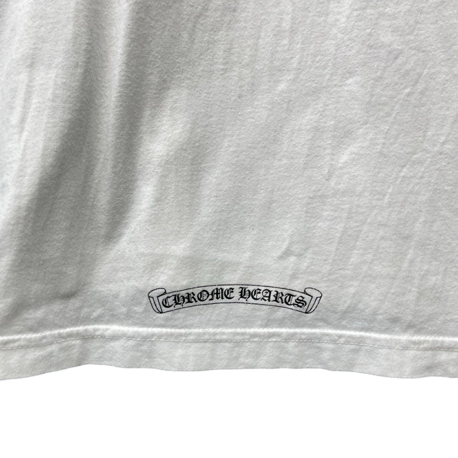 CHROME HEARTS Dagger Logo Print Long Sleeve Tee Size L