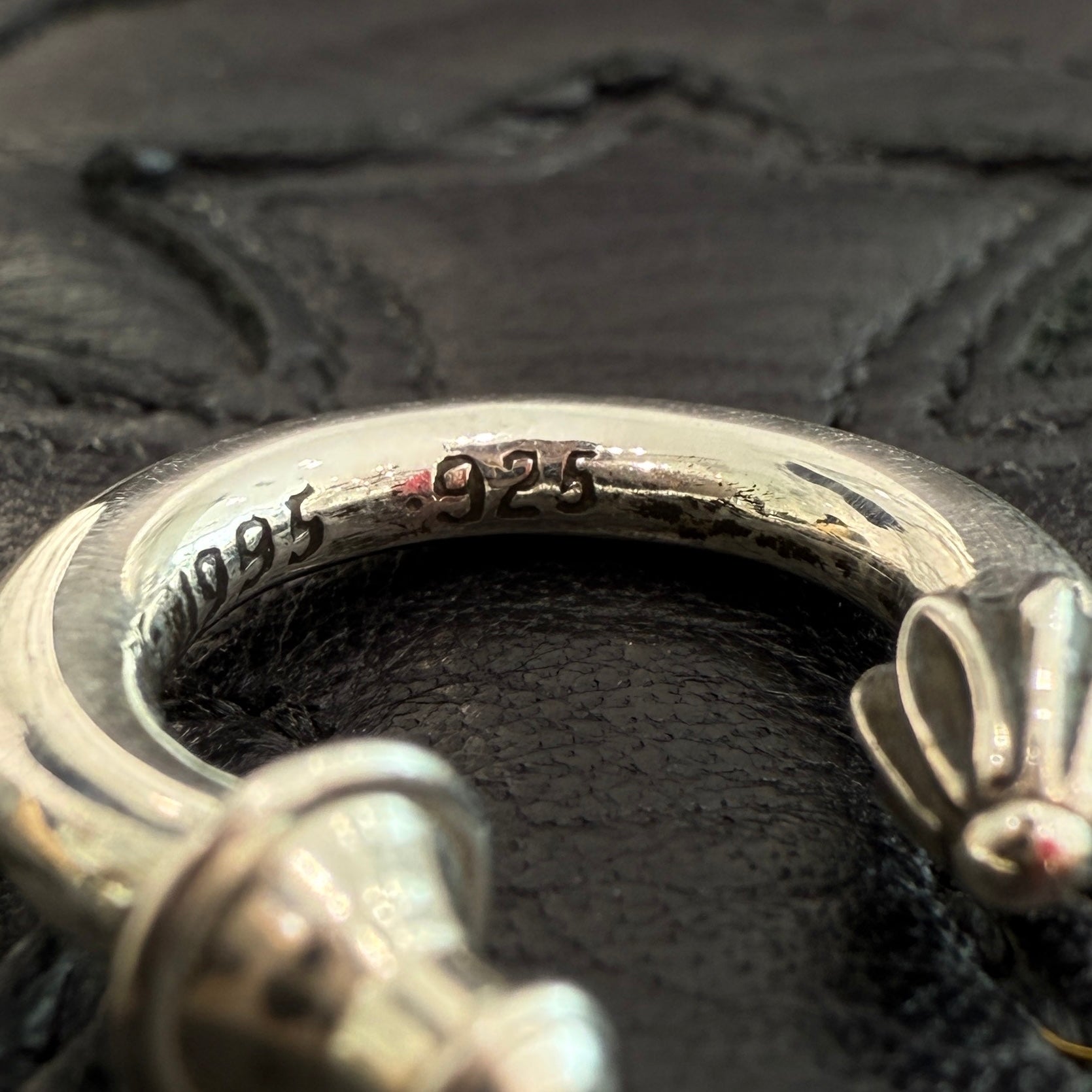 CHROME HEARTS PLAIN Hoop Earrings クロムハーツ プレーン フープ ピアス