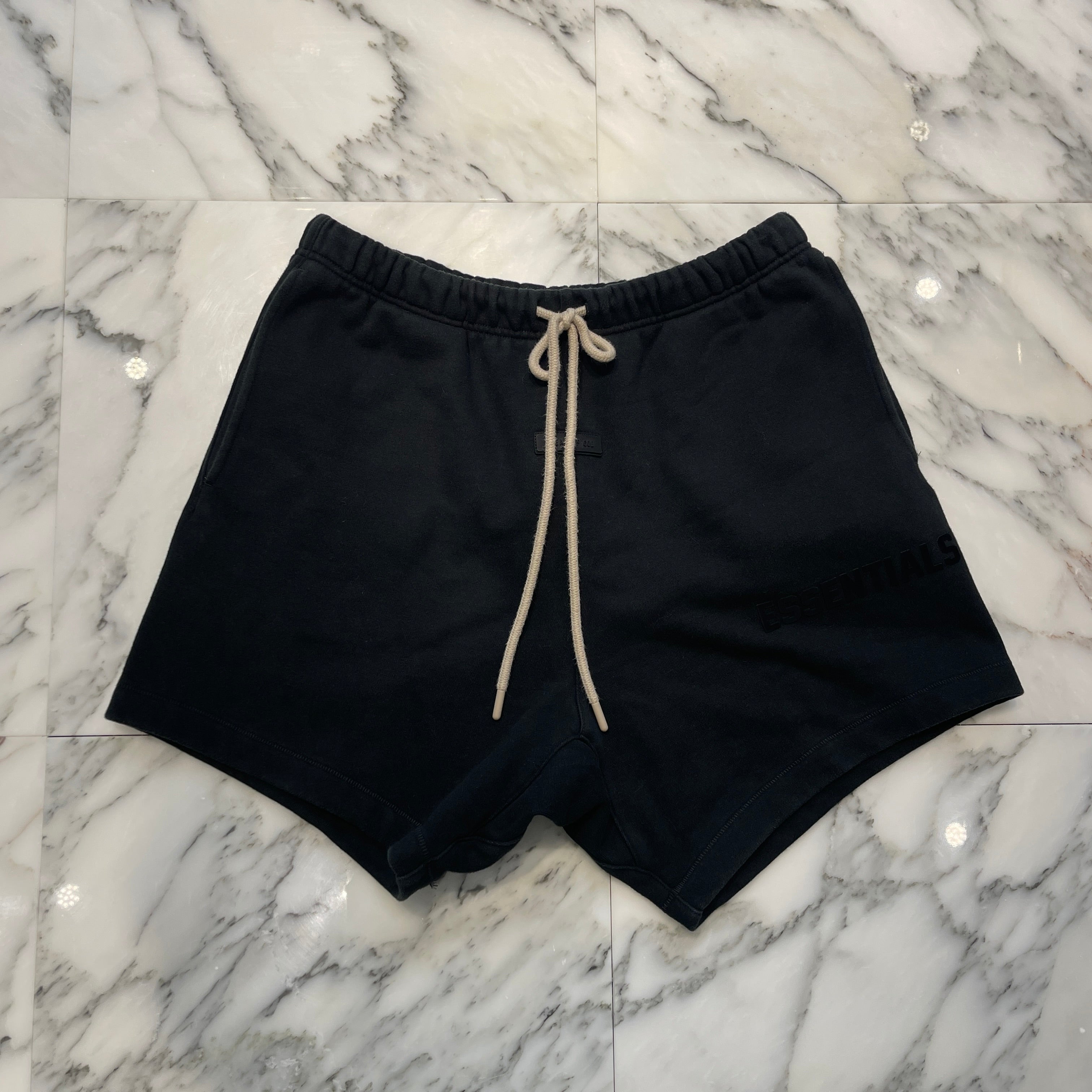 ESSENTIALS FEAR OF GOD 2023AW Rubber Logo Sweat Short Size M エッセンシャル フィアオブゴッド ラバーロゴ スウェットショーツ サイズM