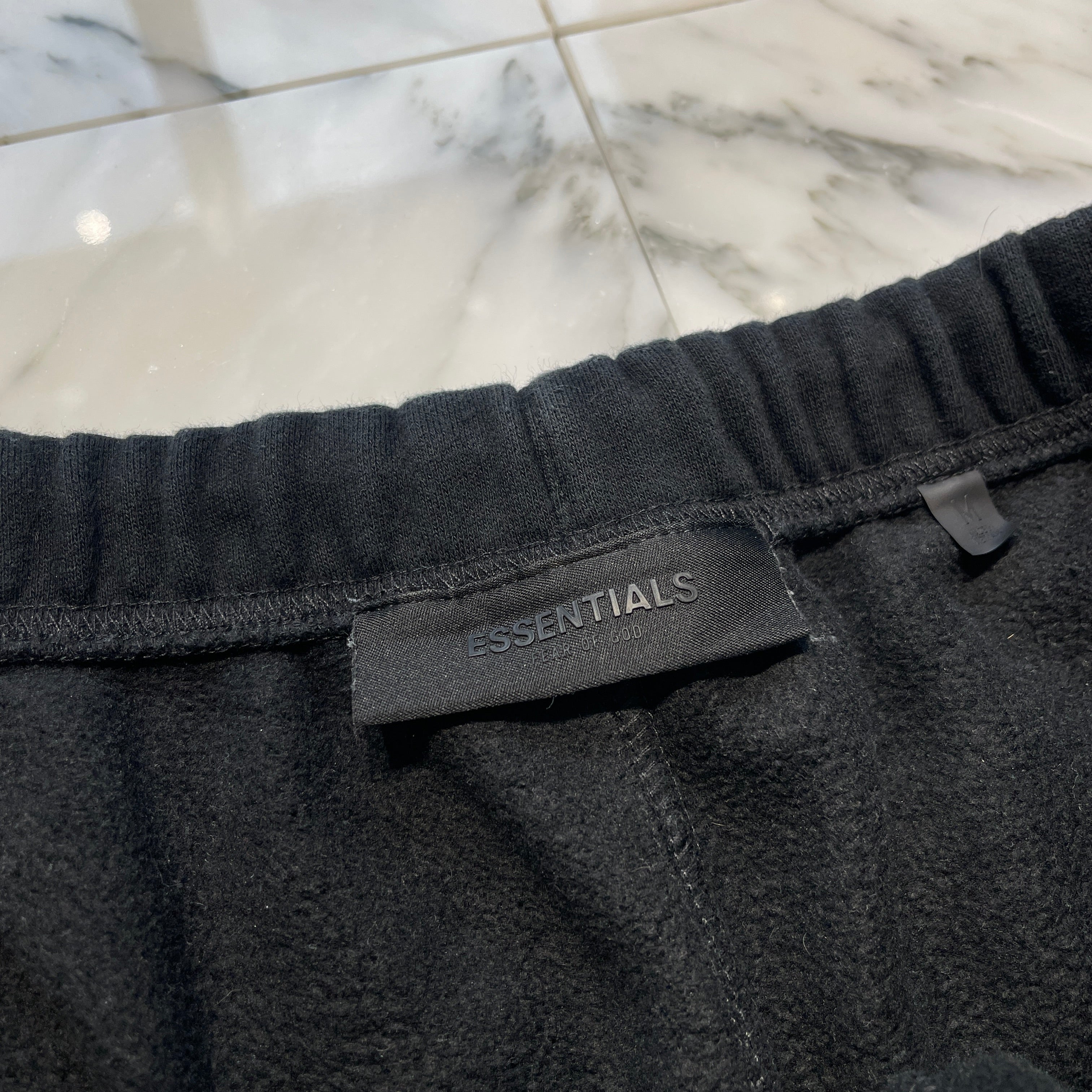 ESSENTIALS FEAR OF GOD 2023AW Rubber Logo Sweat Short Size M エッセンシャル フィアオブゴッド ラバーロゴ スウェットショーツ サイズM