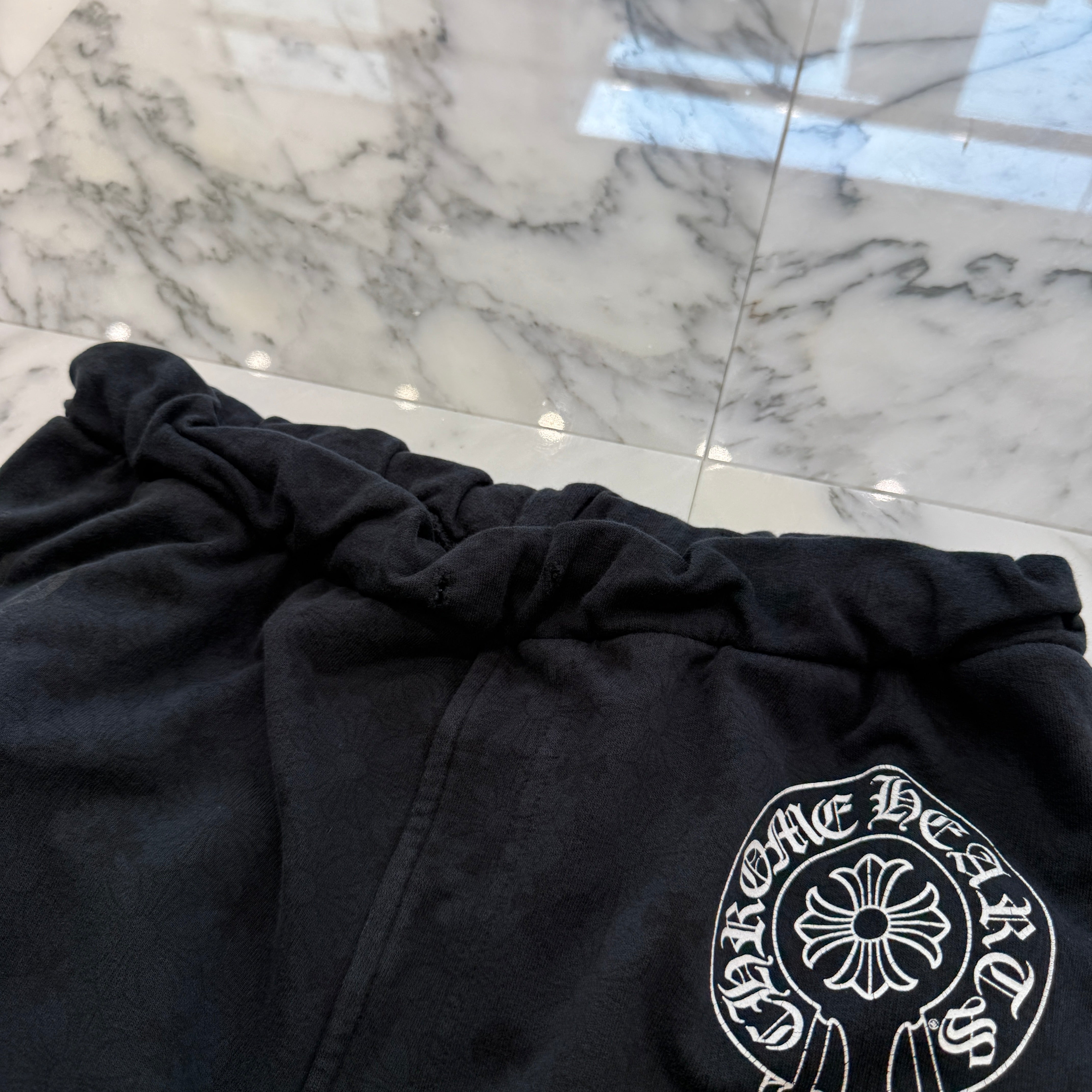 CHROME HEARTS CH Plus Horseshoe Sweat Long Pants Size S クロムハーツ CHプラス 総柄 ホースシュー スウェット ロングパンツ サイズS