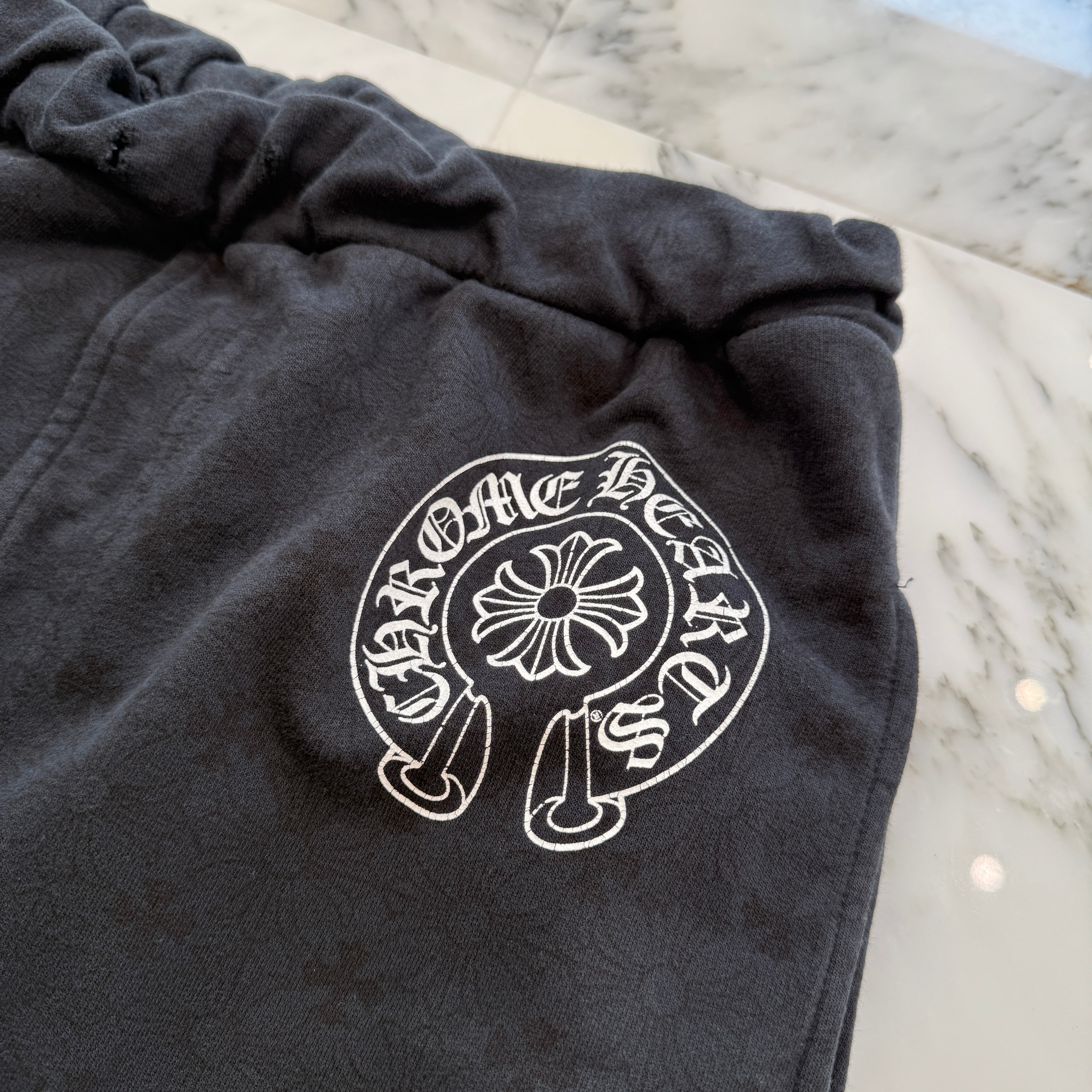 CHROME HEARTS CH Plus Horseshoe Sweat Long Pants Size S クロムハーツ CHプラス 総柄 ホースシュー スウェット ロングパンツ サイズS