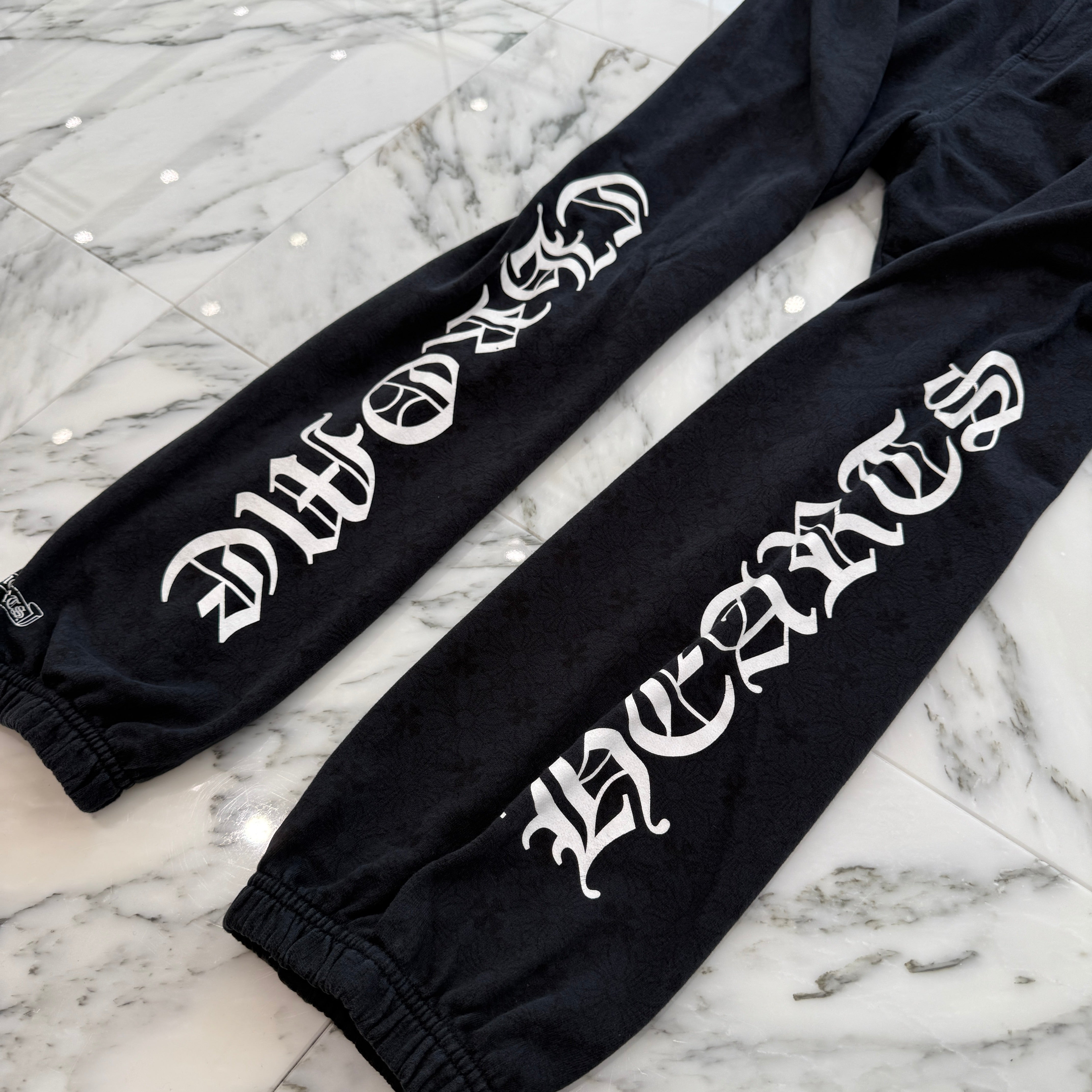 CHROME HEARTS CH Plus Horseshoe Sweat Long Pants Size S クロムハーツ CHプラス 総柄 ホースシュー スウェット ロングパンツ サイズS