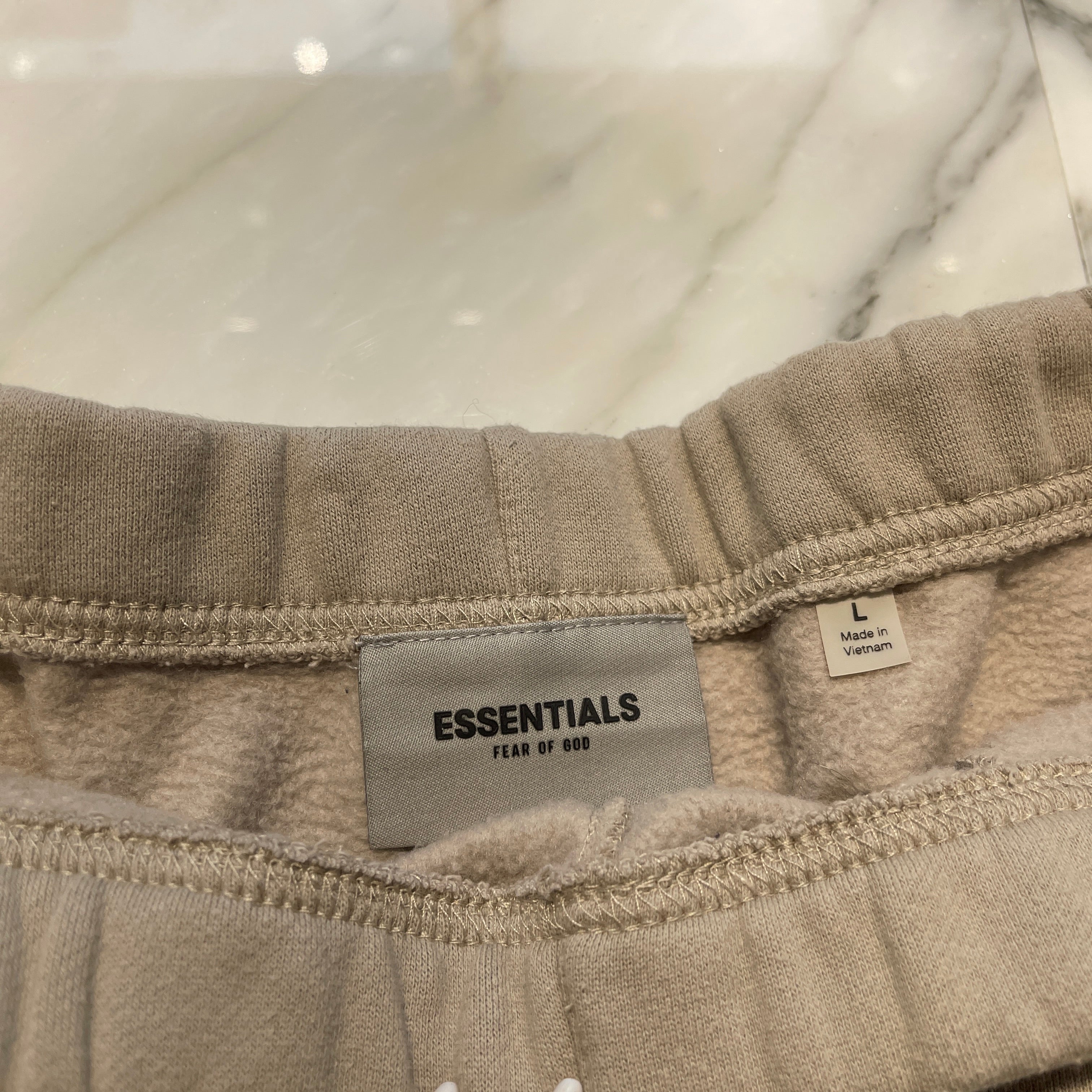 ESSENTIALS FEAR OF GOD 2023AW Rubber Logo Sweat Short Size L エッセンシャル フィアオブゴッド ラバーロゴ スウェットショーツ サイズL