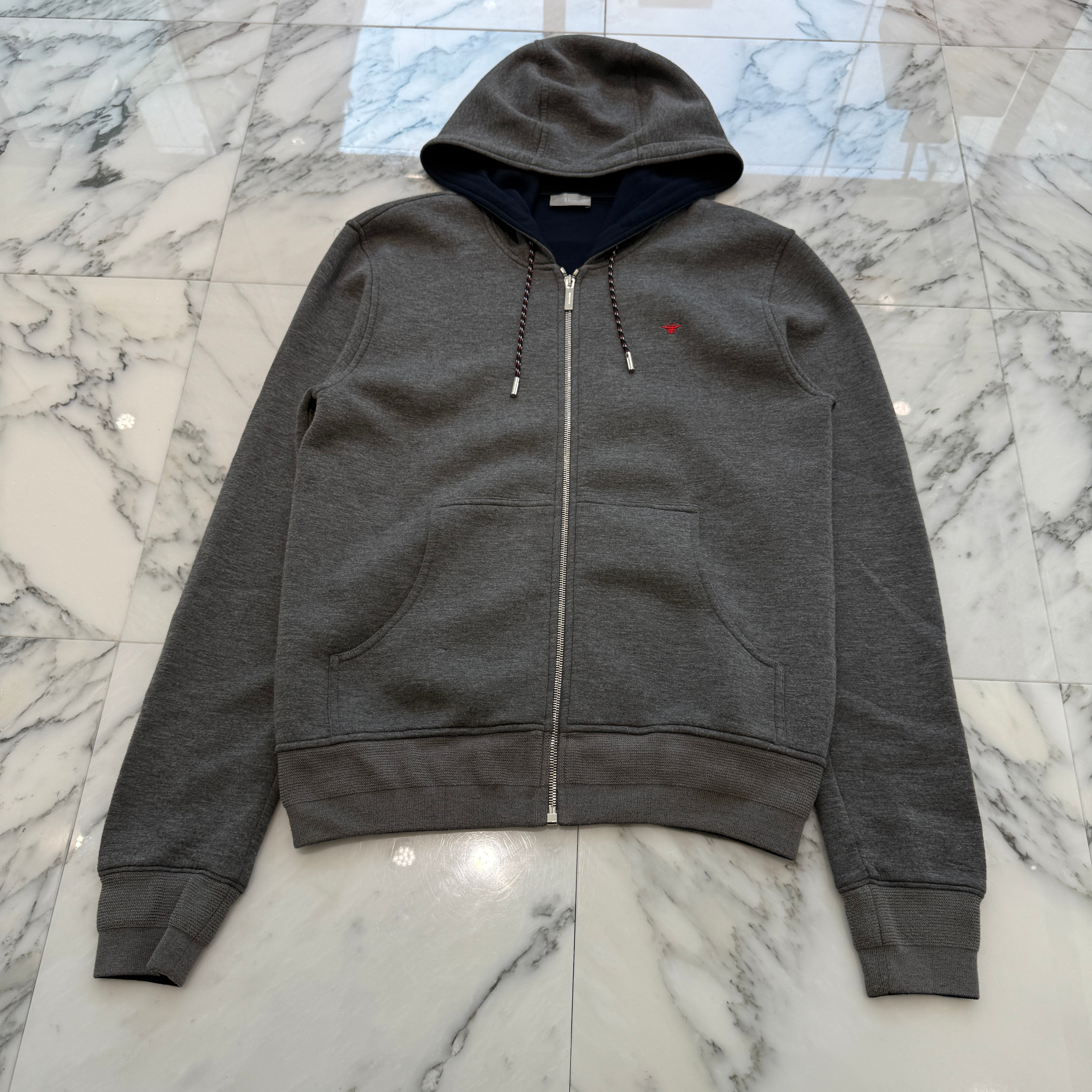 DIOR 2017AW Dior HOMME Bonded Zip Hoodie 733J220B0413 Size XS ディオール ディオールホーム ボンデッド ジップフーディー サイズXS