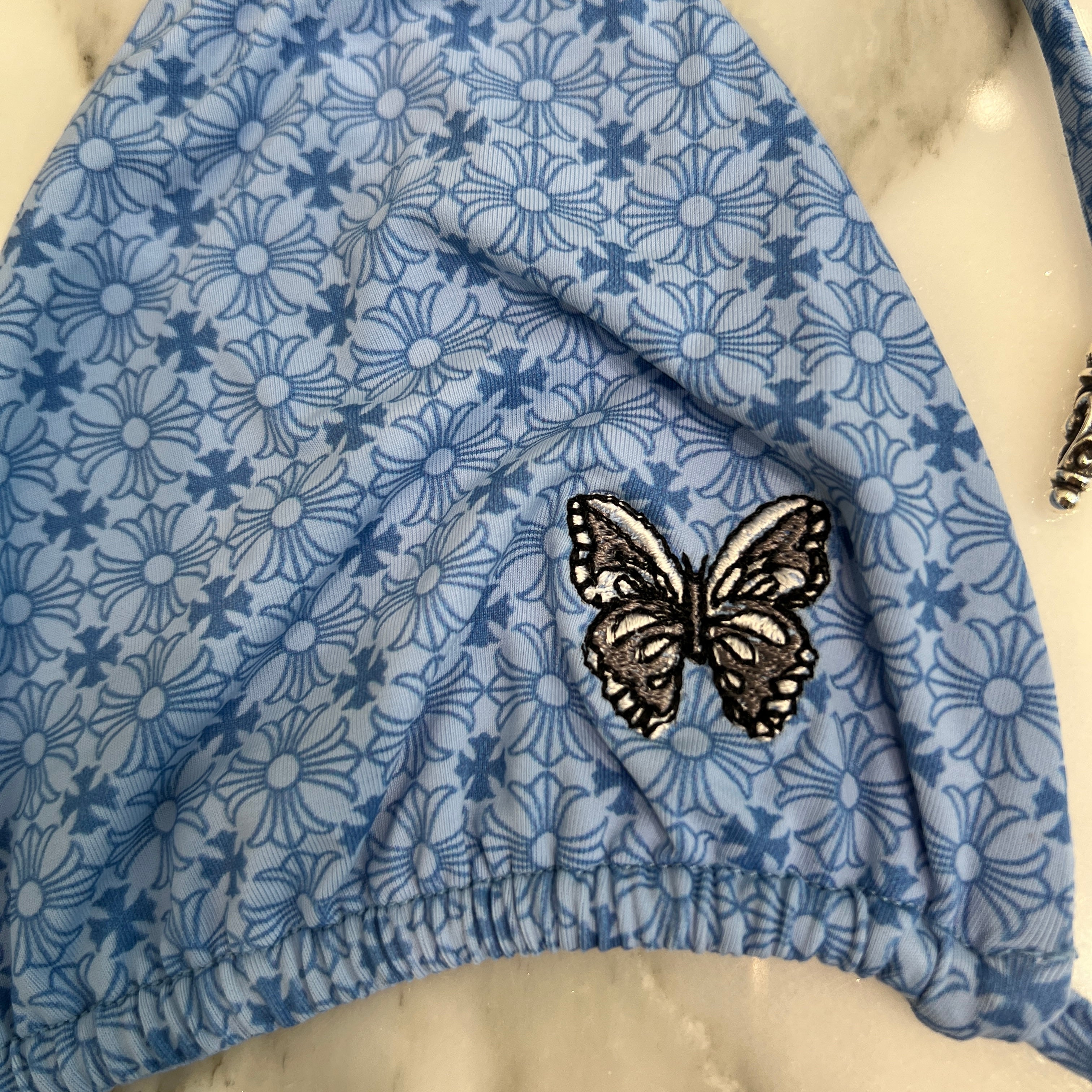 CHROME HEARTS × DIPPED IN BLUE CH Plus Butterfly Embroidery Bikini Swimwear Size S クロムハーツ × ディップドインブルー CHプラス バタフライ刺繍 ビキニ スイムウェア サイズS