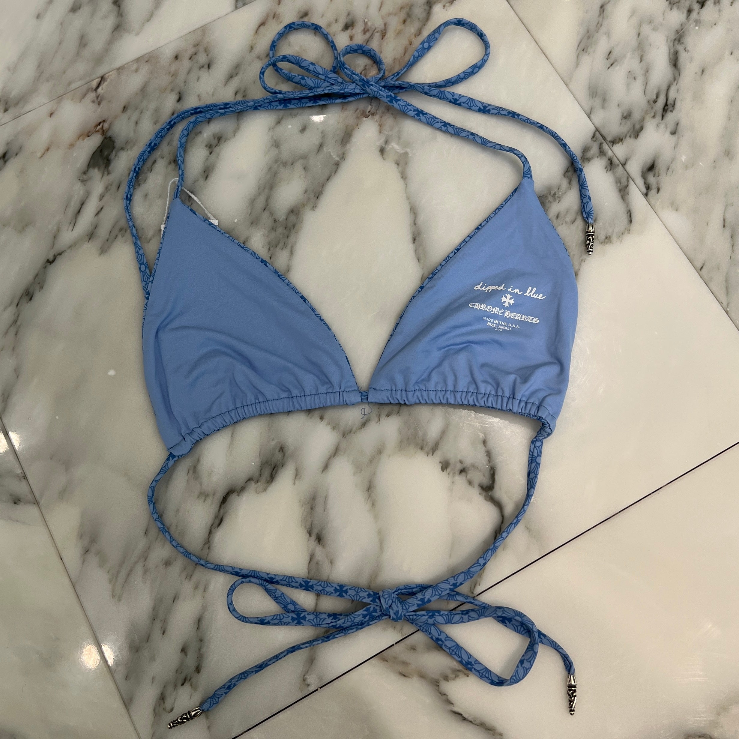 CHROME HEARTS × DIPPED IN BLUE CH Plus Butterfly Embroidery Bikini Swimwear Size S クロムハーツ × ディップドインブルー CHプラス バタフライ刺繍 ビキニ スイムウェア サイズS