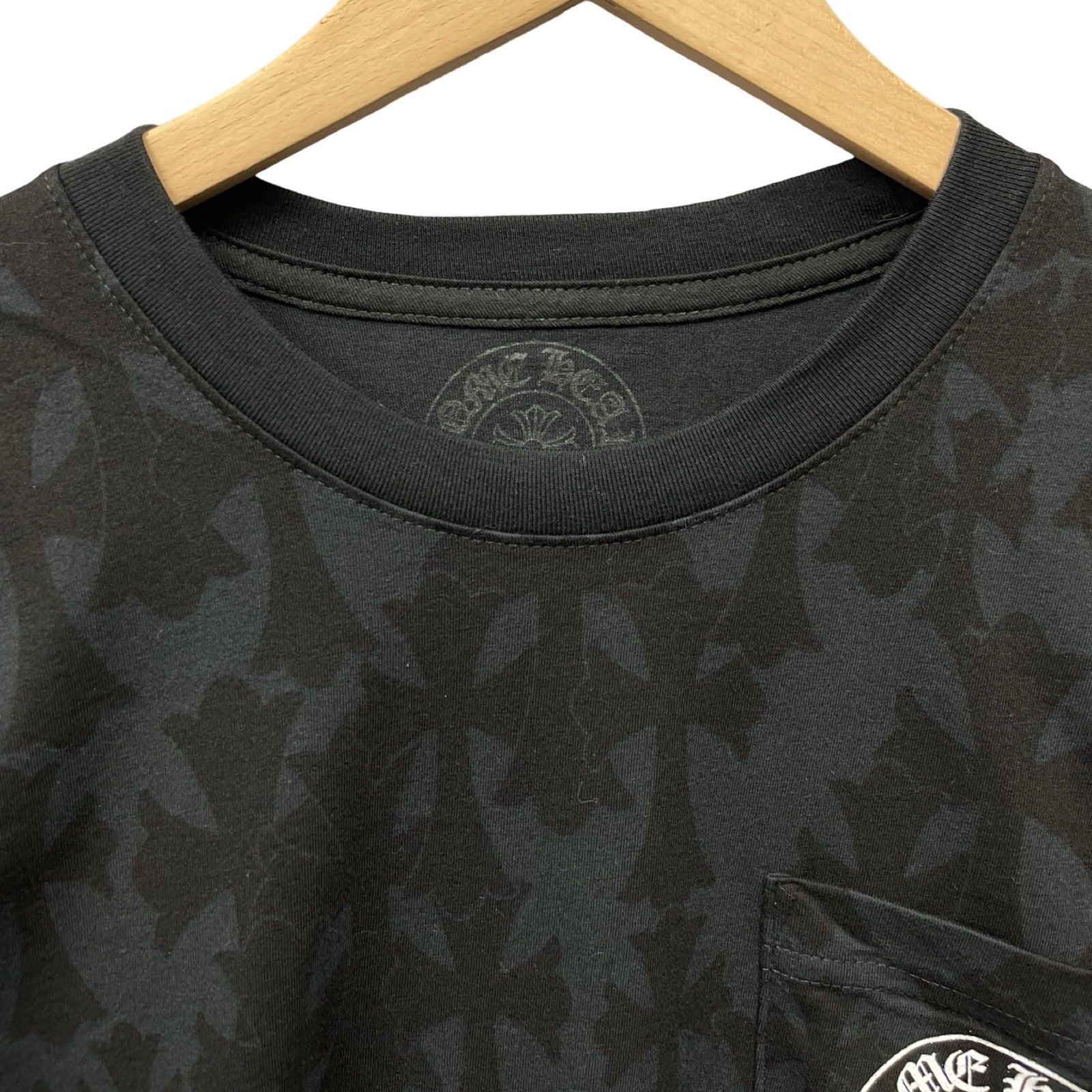 CHROME HEARTS 2024SS Graveyard Cemetery Cross L/S Tee Size XL