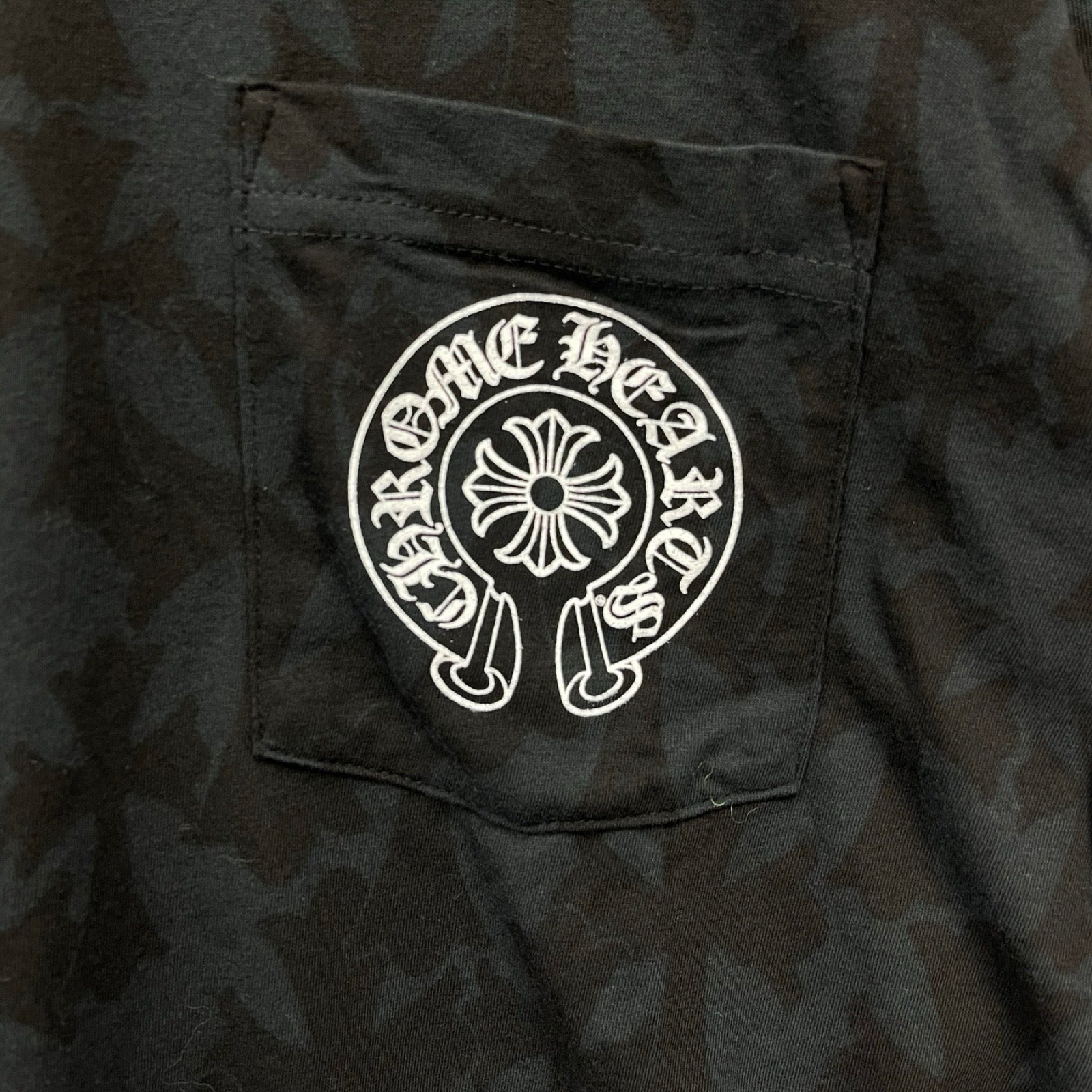 CHROME HEARTS 2024SS Graveyard Cemetery Cross L/S Tee Size XL