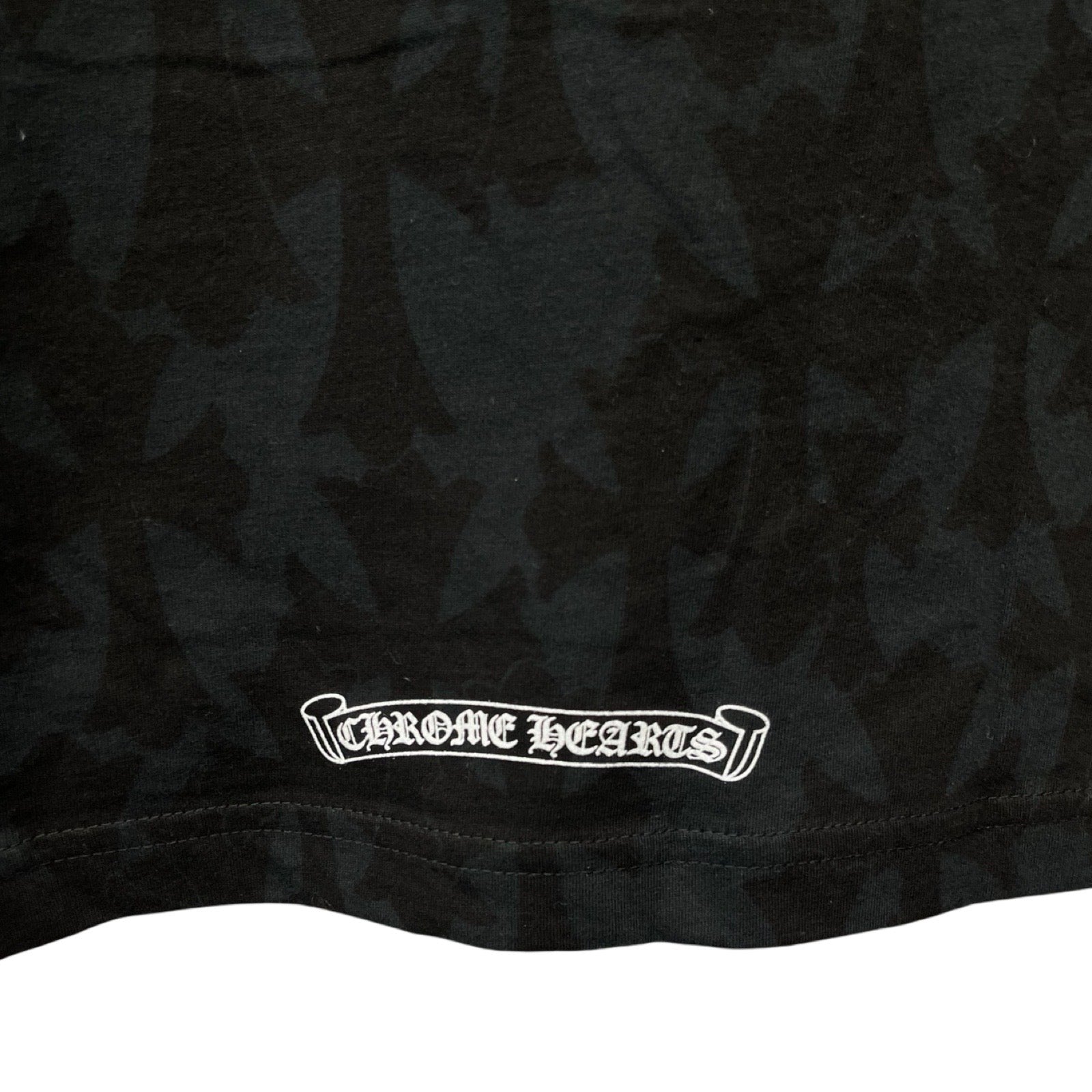 CHROME HEARTS 2024SS Graveyard Cemetery Cross L/S Tee Size XL