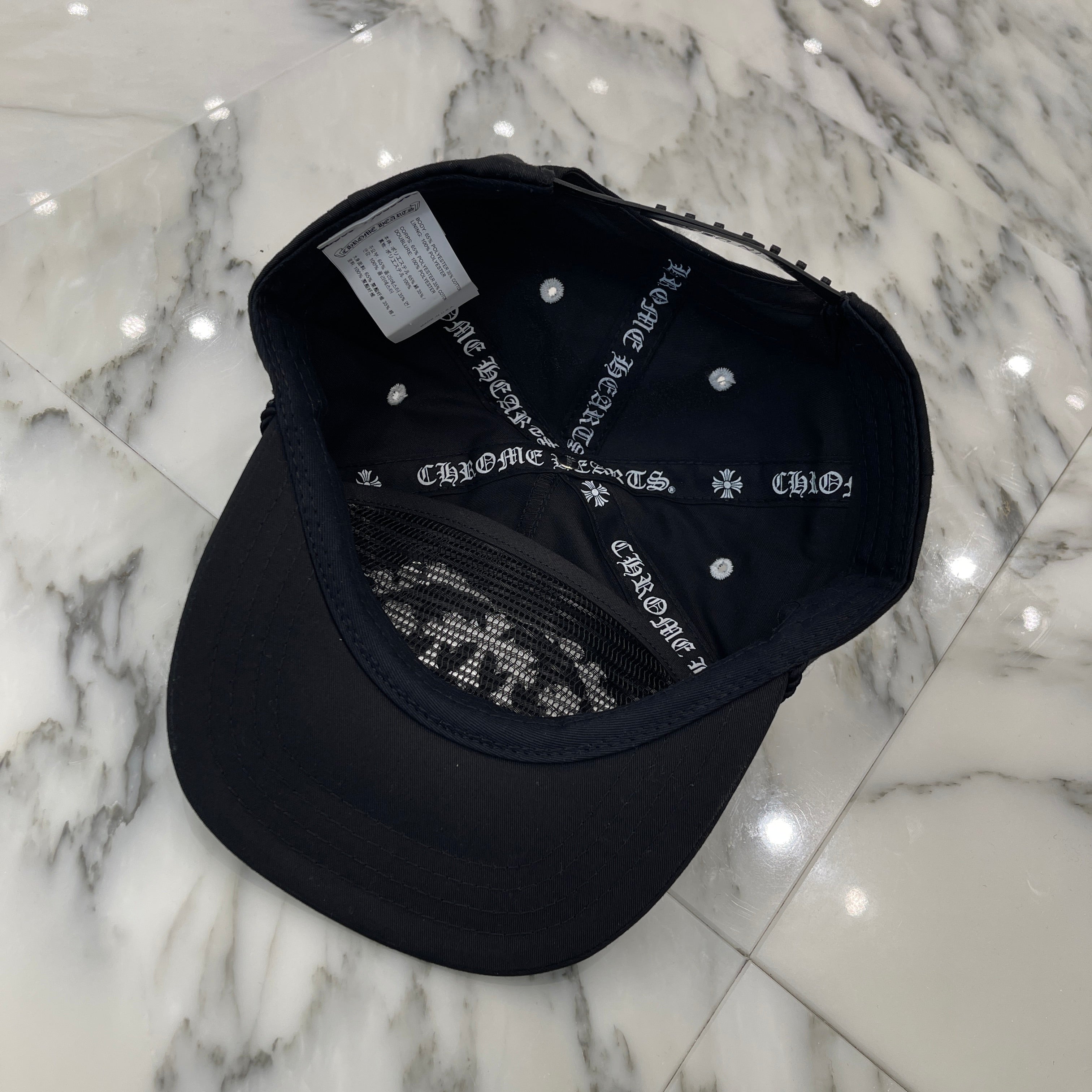 CHROME HEARTS GAS STATION King Taco 3 Cemetery Cross Trucker Cap Size ONE SIZE（53-60）クロムハーツ ガスステーション キングタコ 3セメタリークロス トラッカーキャップ サイズONE SIZE（53-60）