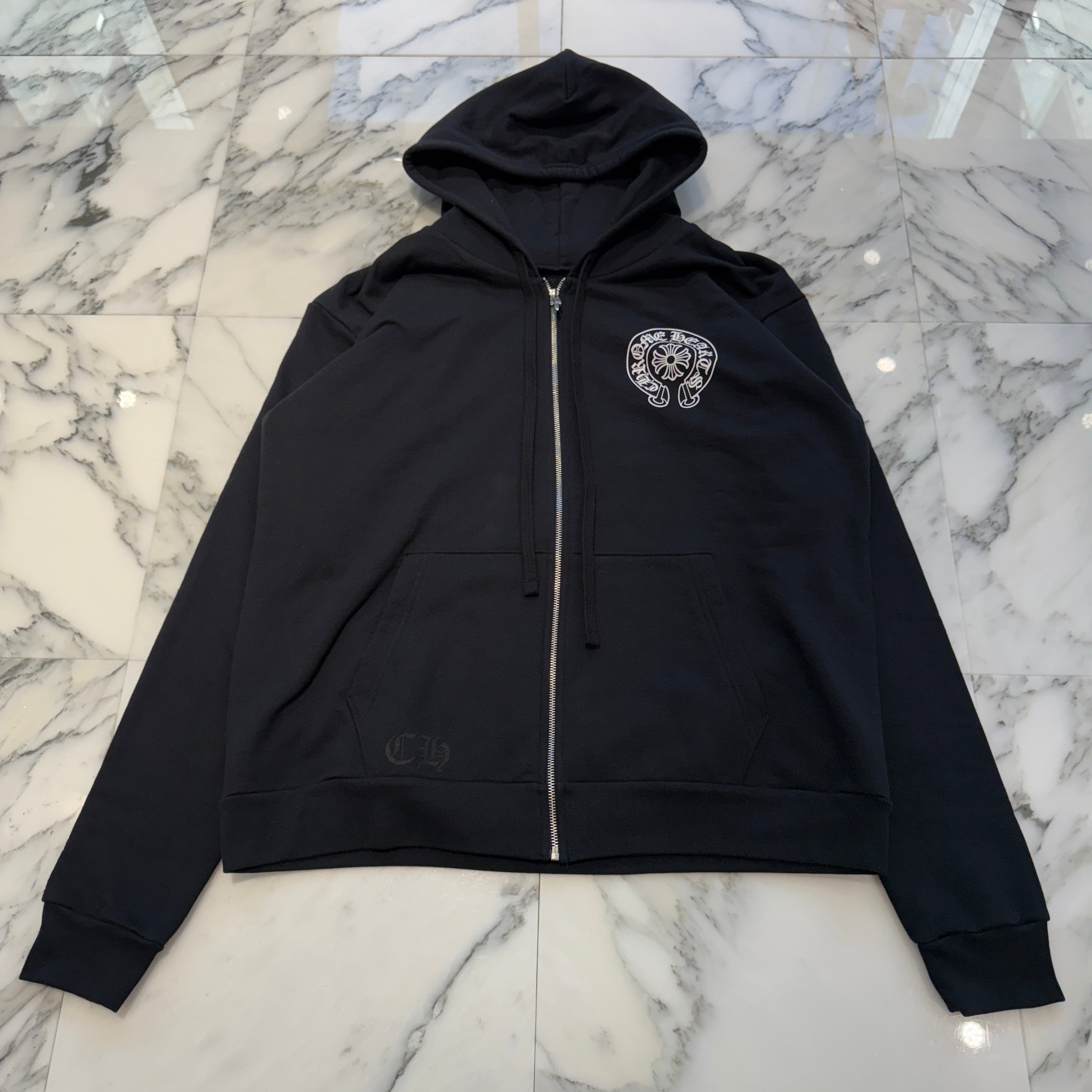 CHROME HEARTS MIAMI Limited Horseshoe Zip Up Hoodie Size M クロムハーツ マイアミ限定 ホースシュー ジップアップ フーディ サイズM
