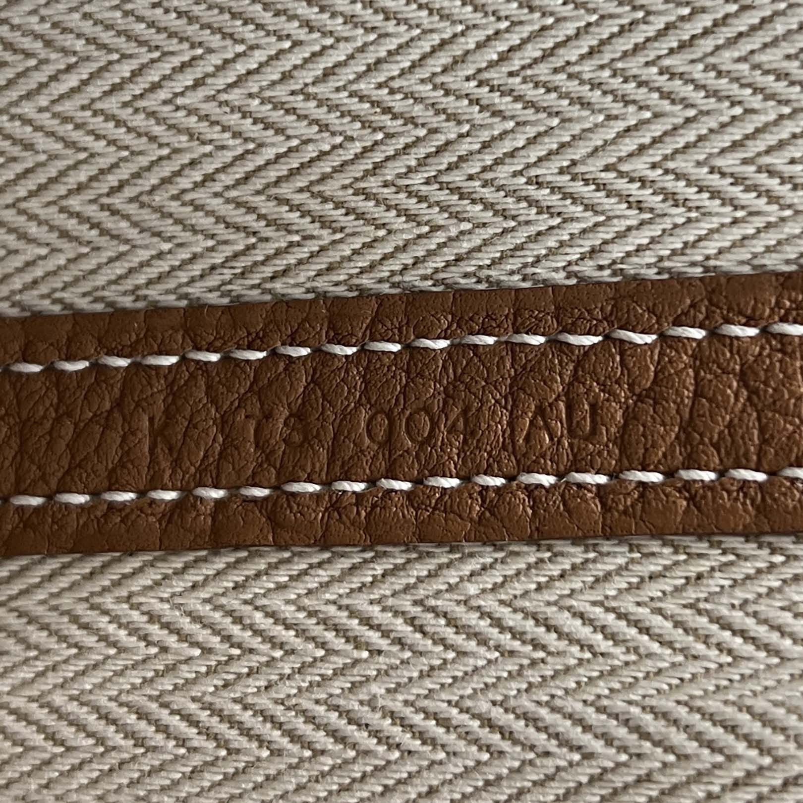 HERMES Néogarden Party TTPM "Gold" Leather Hand Bag K刻印 エルメス ネオガーデンパーティ TTPM "ゴールド" レザーハンドバッグ K刻印