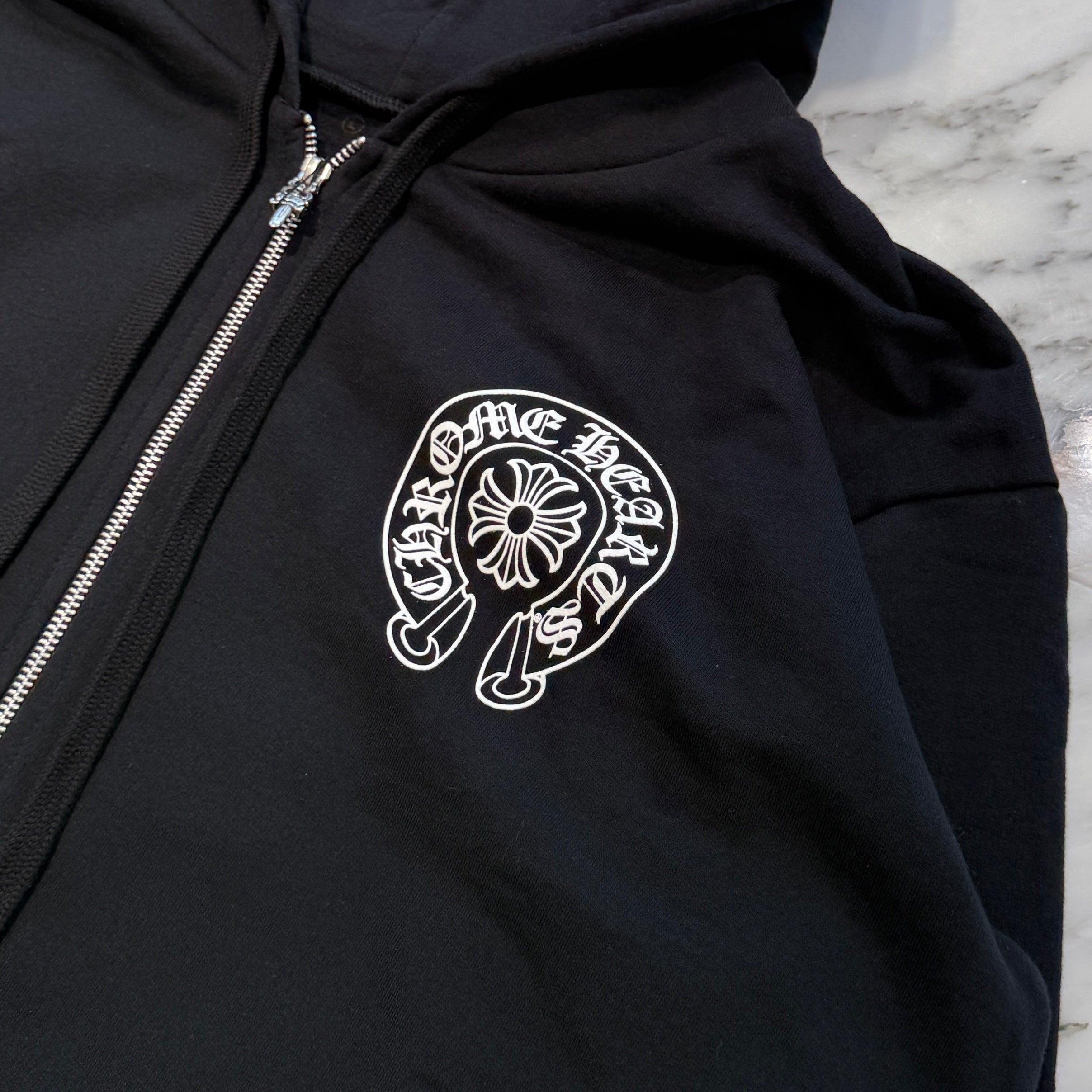 CHROME HEARTS MIAMI Limited Horseshoe Zip Up Hoodie Size L クロムハーツ マイアミ限定 ホースシュー ジップアップ フーディ サイズL