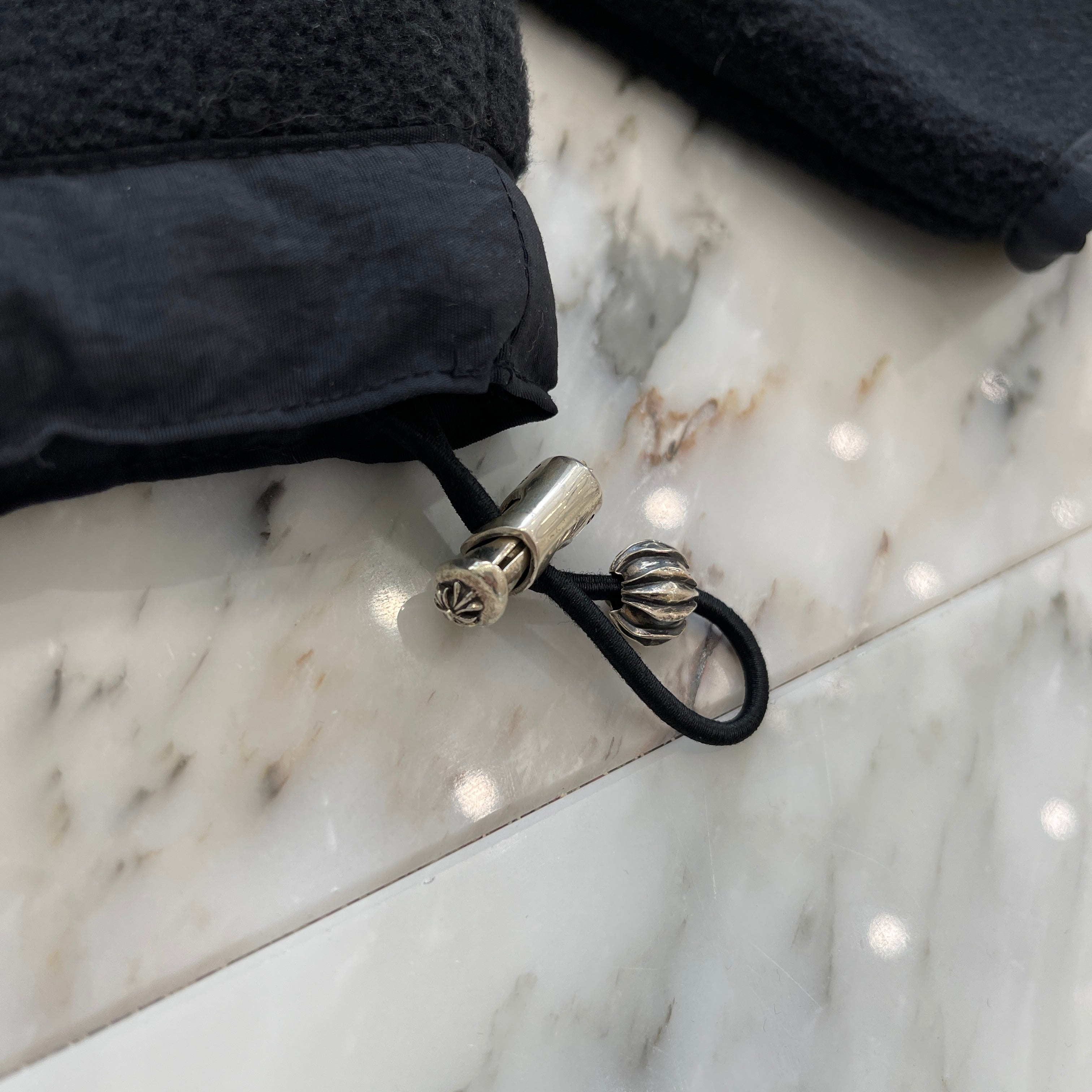 CHROME HEARTS Y NOT Horseshoe Embroidery Fleece Pullover Hoodie Size XL クロムハーツ ワイノット ホースシュー刺繍 フリース プルオーバーフーディー サイズXL