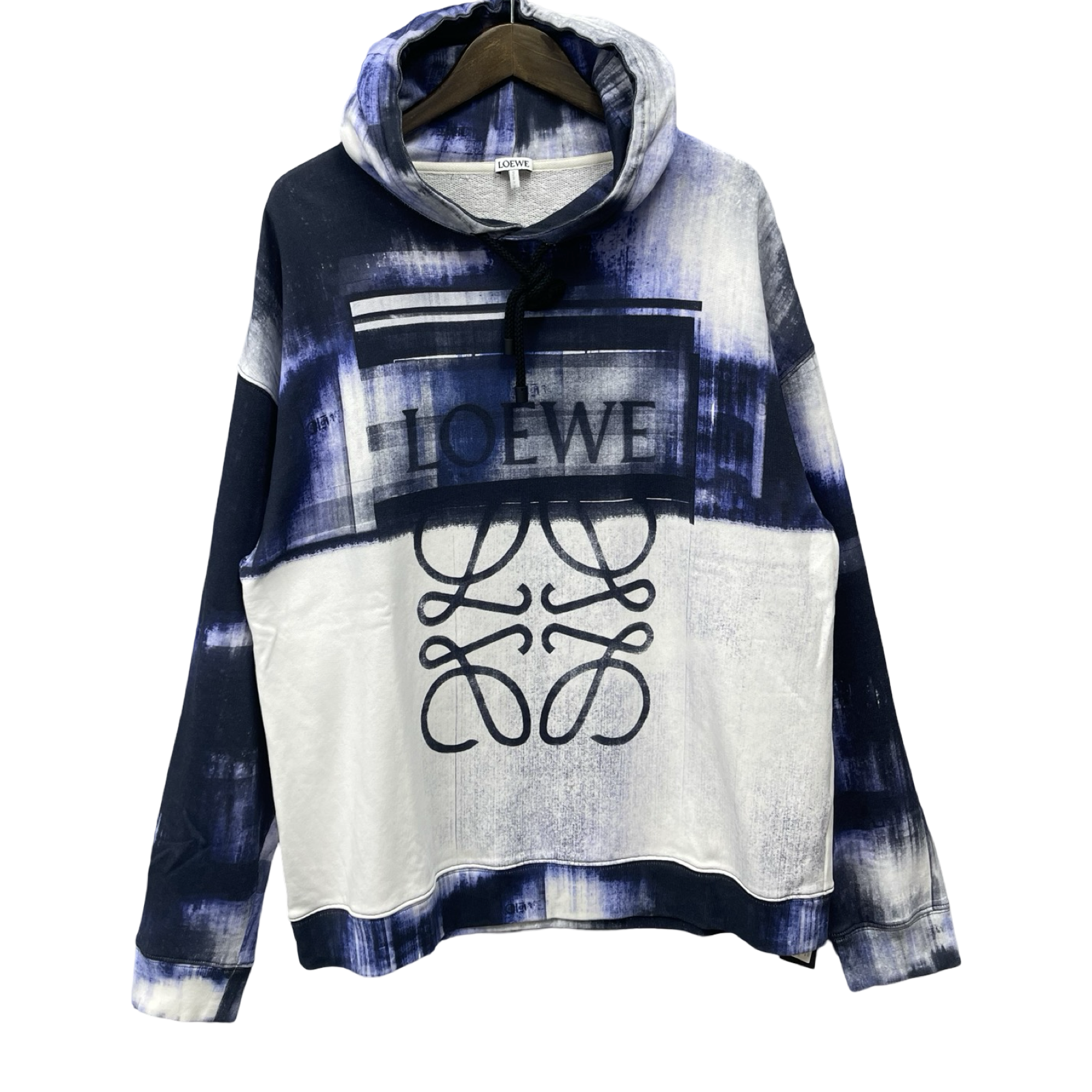 LOEWE 2022AW Photocopy Anagram Hoodie H526Y25X13 Size XL