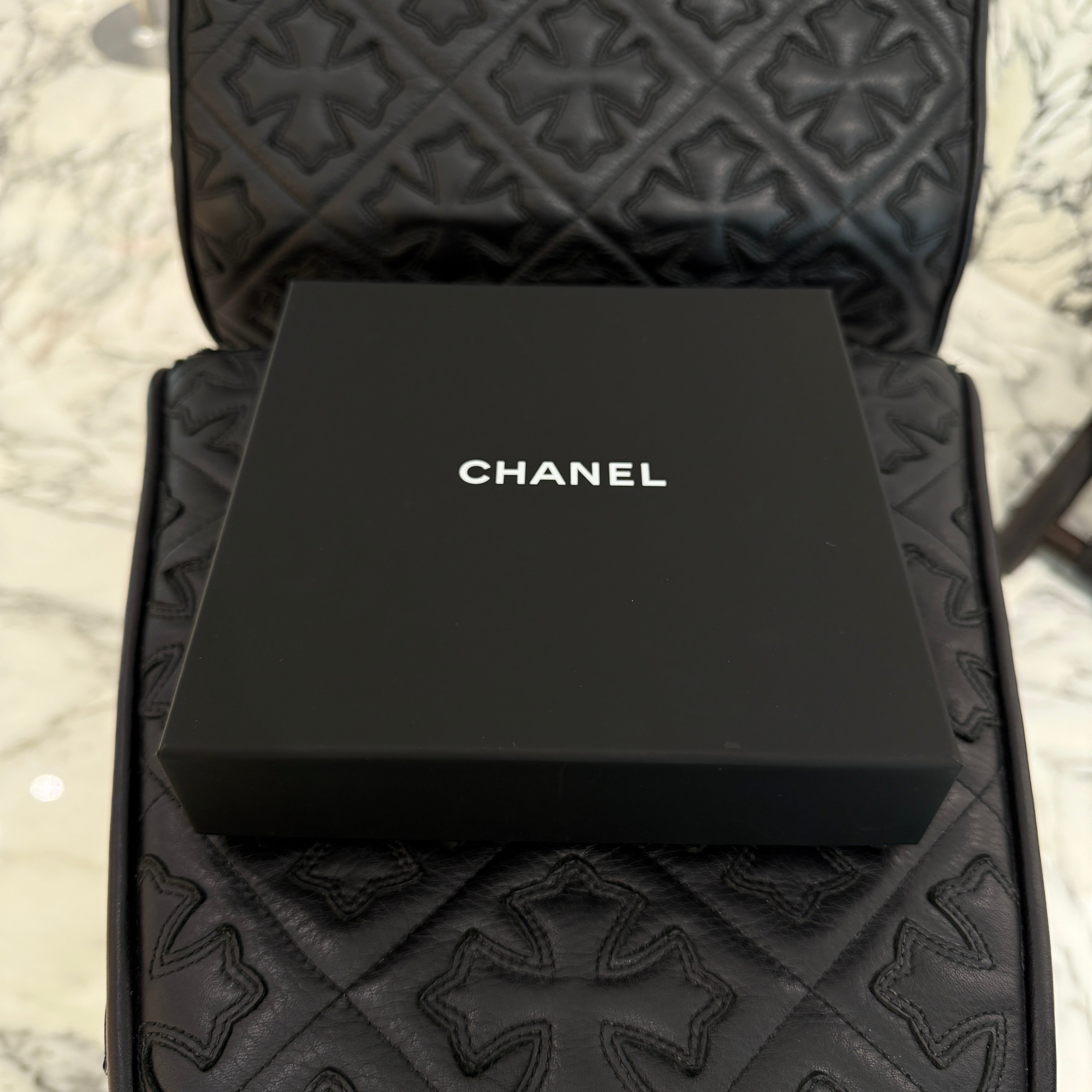 CHANEL 2024AW CC Logo Choker Chain Necklace ABE255 B18058 NZS81 Size FREE シャネル CCロゴ チョーカー チェーン ネックレス サイズFREE