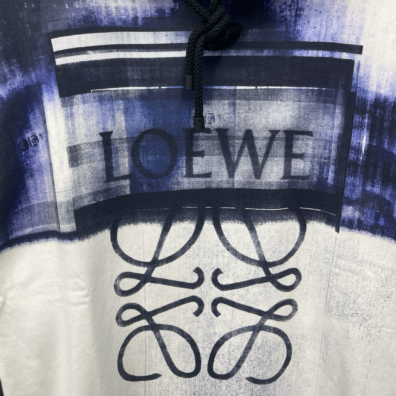 LOEWE 2022AW Photocopy Anagram Hoodie H526Y25X13 Size XL