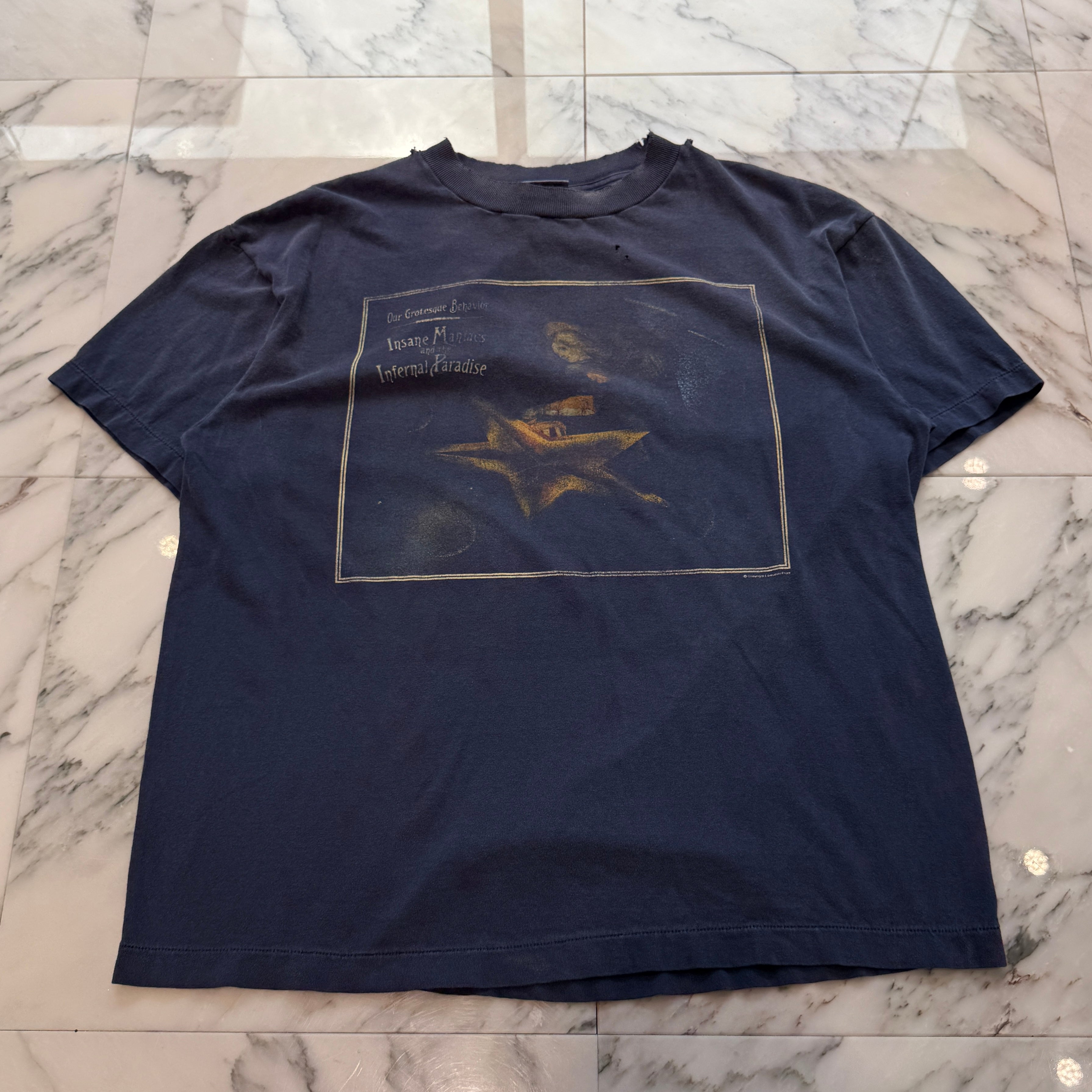 SAINT Mxxxxxx × Cactus Plant Flea Market 2024AW STAR Tee SM-YS1-0000-C03 Size M セントマイケル×カクタスプラント フリーマーケット スター Tシャツ サイズM