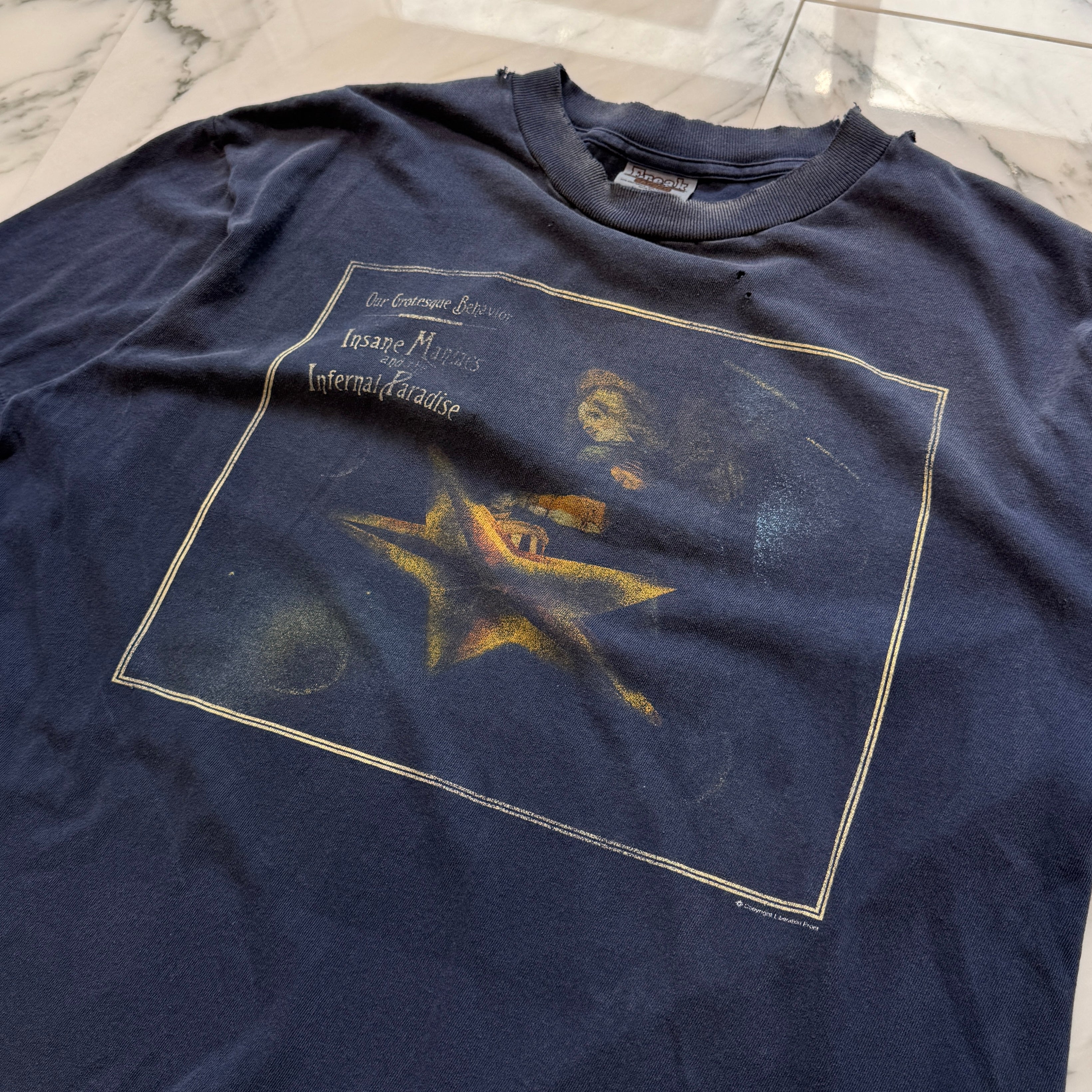 SAINT Mxxxxxx × Cactus Plant Flea Market 2024AW STAR Tee SM-YS1-0000-C03 Size M セントマイケル×カクタスプラント フリーマーケット スター Tシャツ サイズM