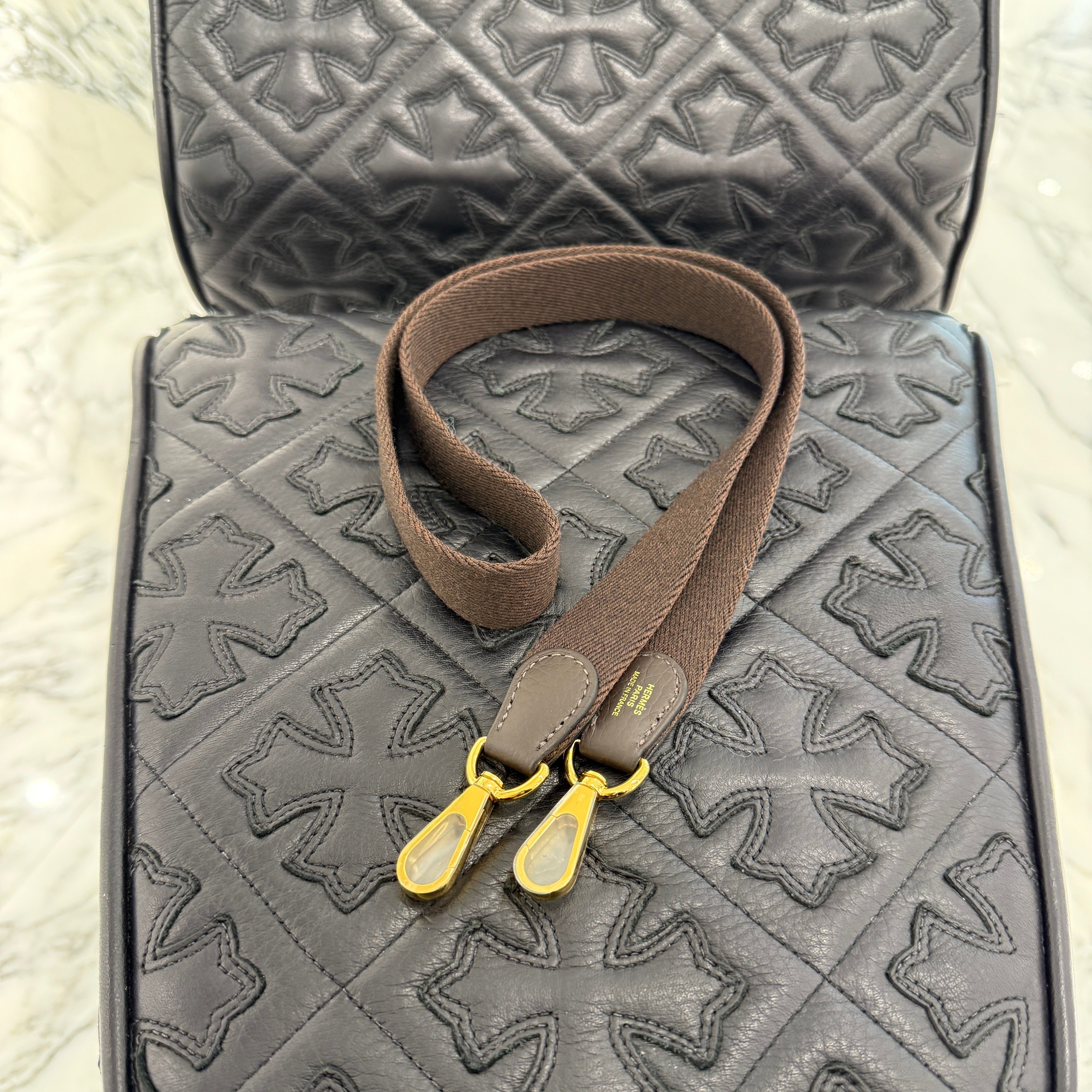 HERMES Evelyn Amazon TPM "Rouge Serie" W刻印 エルメス エブリン アマゾン TPM "ルージュセリエ" レザーショルダーバッグ