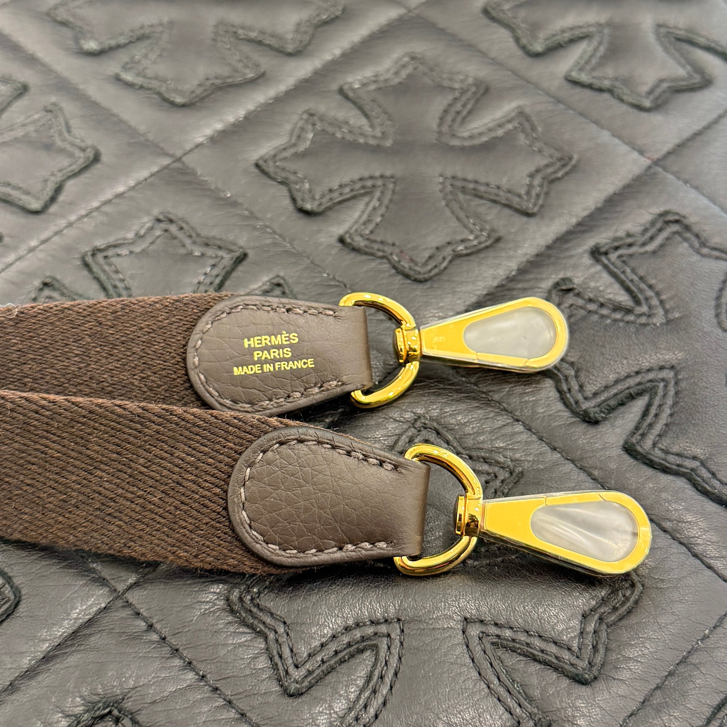 HERMES Evelyn Amazon TPM "Rouge Serie" W刻印 エルメス エブリン アマゾン TPM "ルージュセリエ" レザーショルダーバッグ