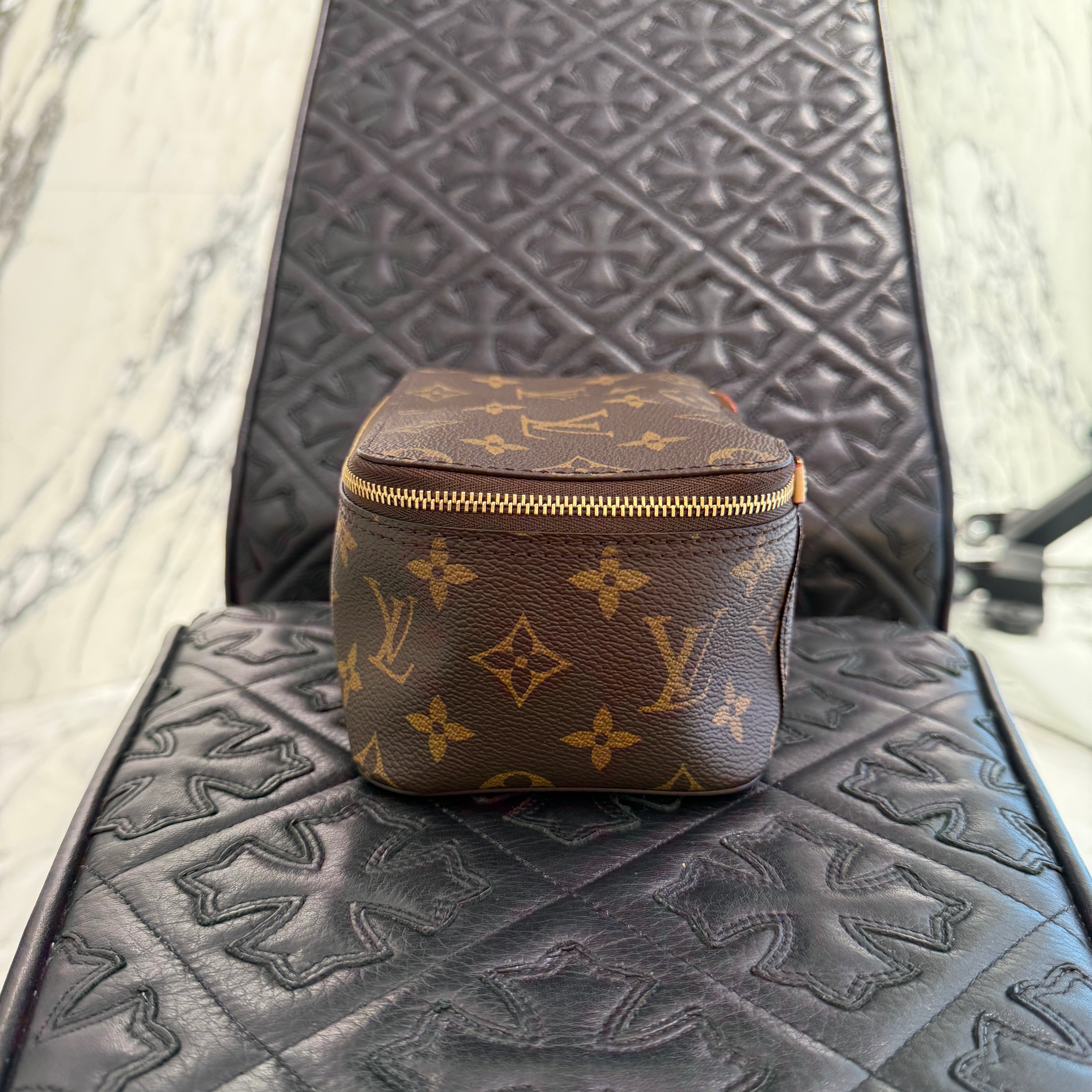 LOUIS VUITTON Monogram Packing Cube M43688 ルイヴィトン モノグラム キューブ･ドゥ･ランジュモン PM