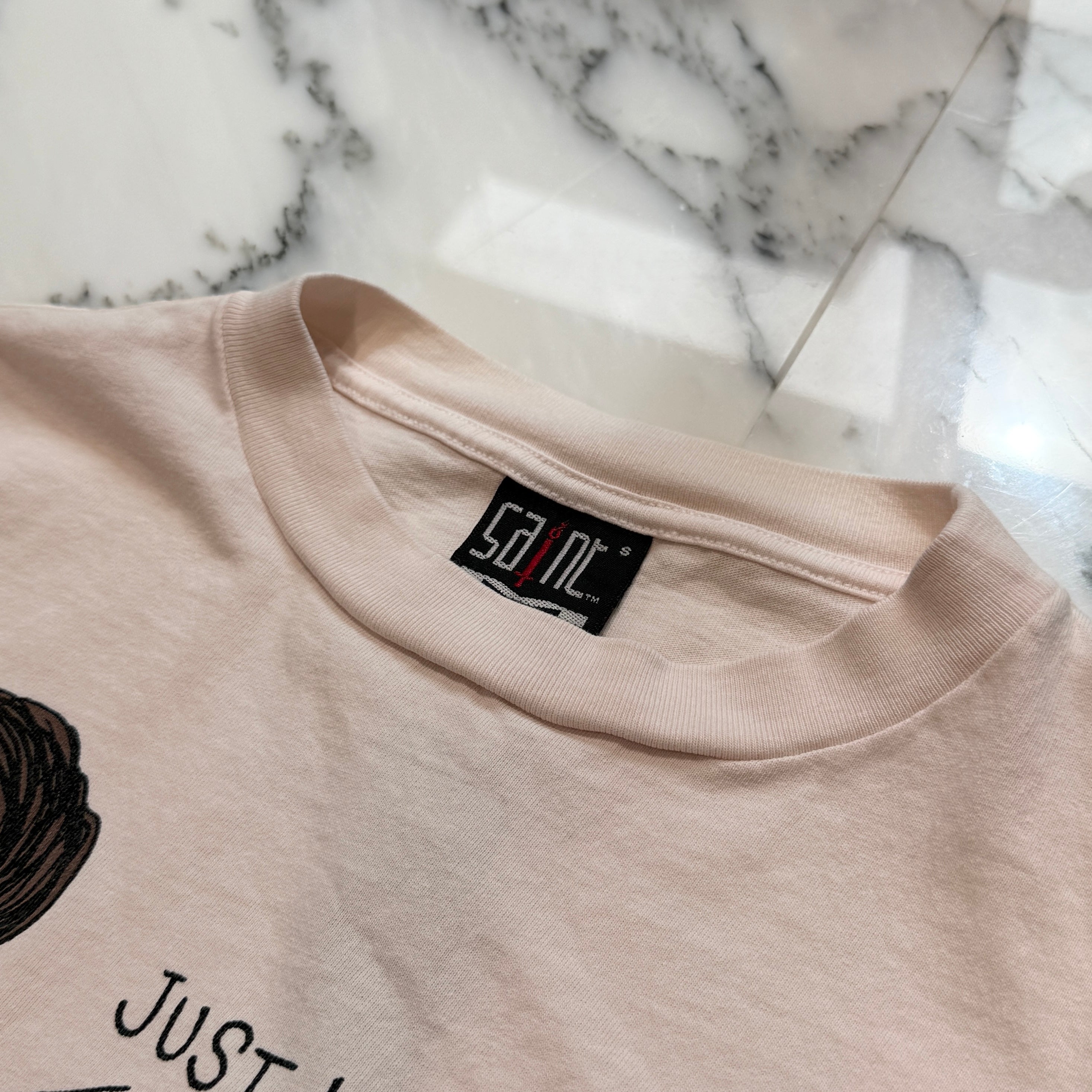 SAINT Mxxxxxx × A BATHING APE 2023SS HEAVEN & HELL Tee SM-S23-0000-110 Size S セントマイケル×ア ベイシング エイプ ヘブン＆ヘル Tシャツ サイズS