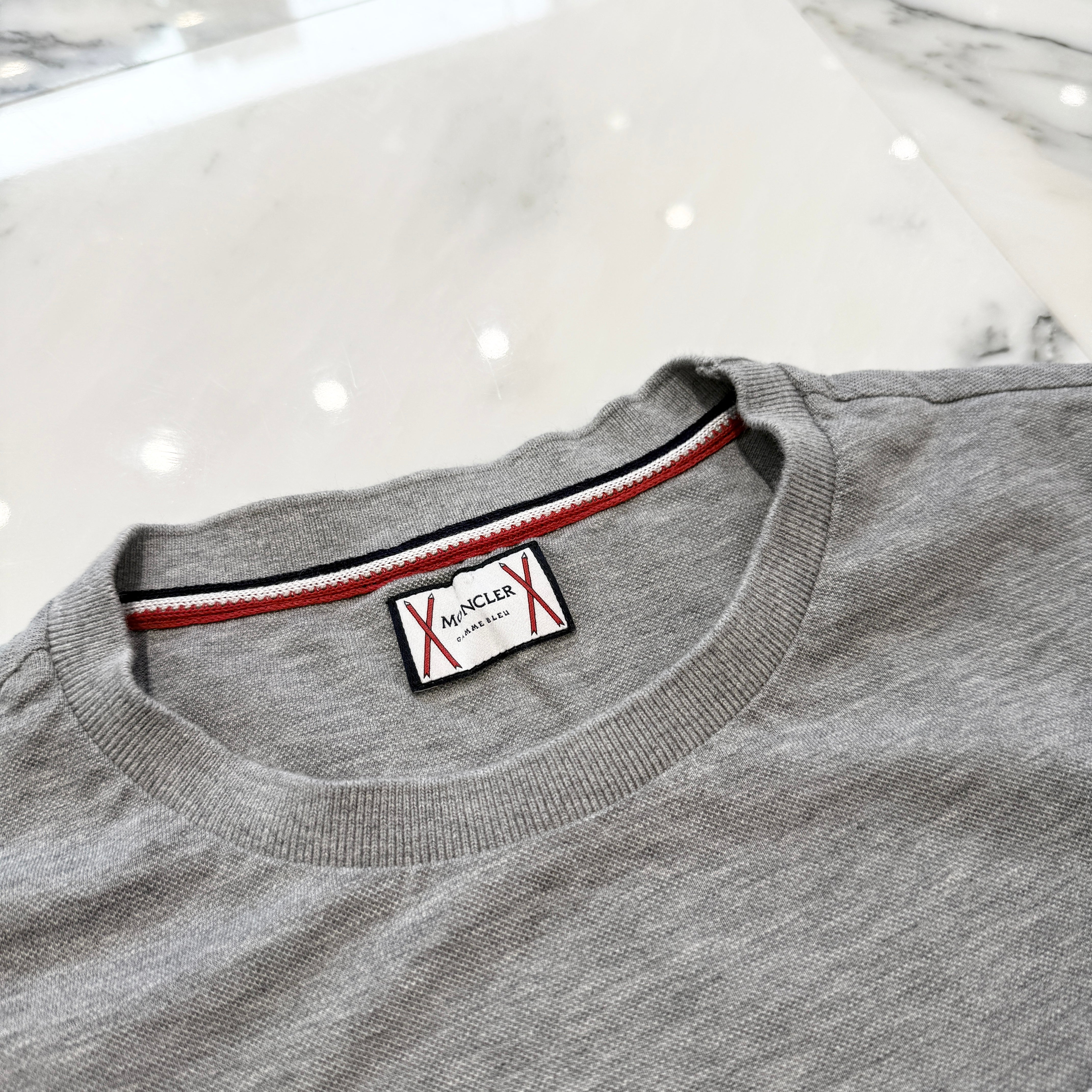 MONCLER GAMME BLEU MAGLIA T-SHIRT D13918010600 84968 Size S モンクレール ガムブルー マグリア Tシャツ サイズS