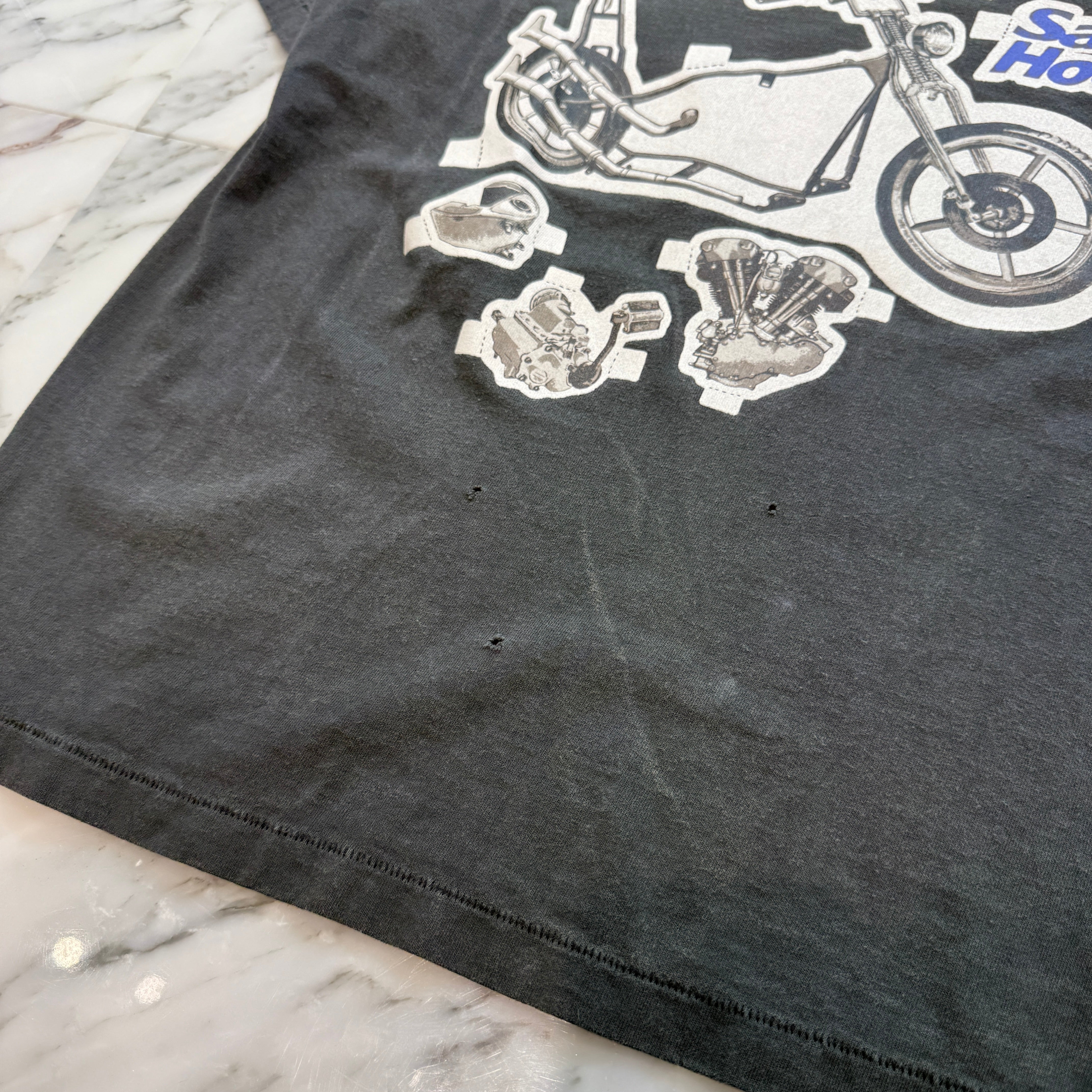 SAINT Mxxxxxx × NEIGHBORHOOD 2023SS Saint Hood Bike Print Tee SM-S23-0000-114 Size S セントマイケル×ネイバーフッド セントフッド バイクプリント Tシャツ サイズS