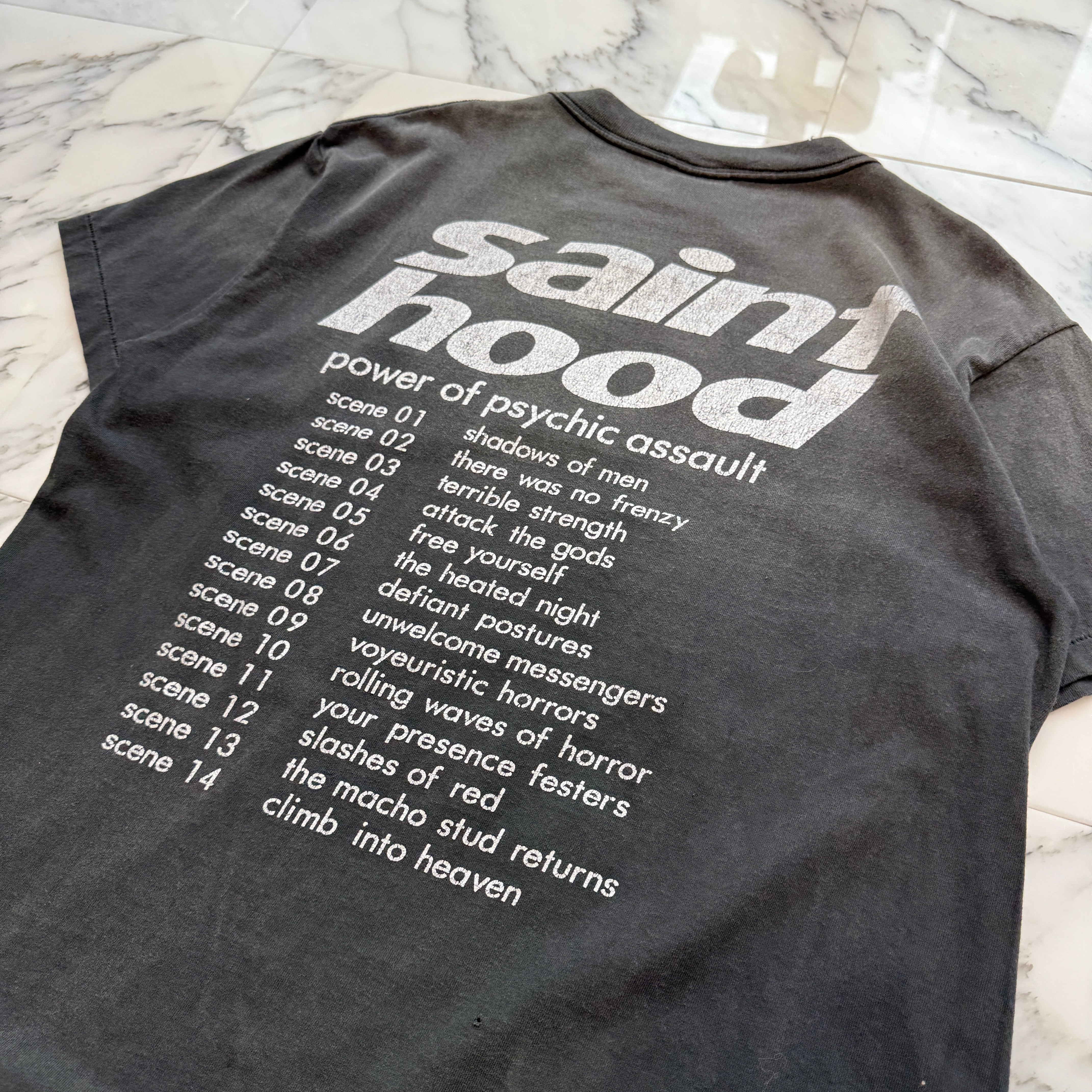 SAINT Mxxxxxx × NEIGHBORHOOD 2023SS Saint Hood Bike Print Tee SM-S23-0000-114 Size S セントマイケル×ネイバーフッド セントフッド バイクプリント Tシャツ サイズS