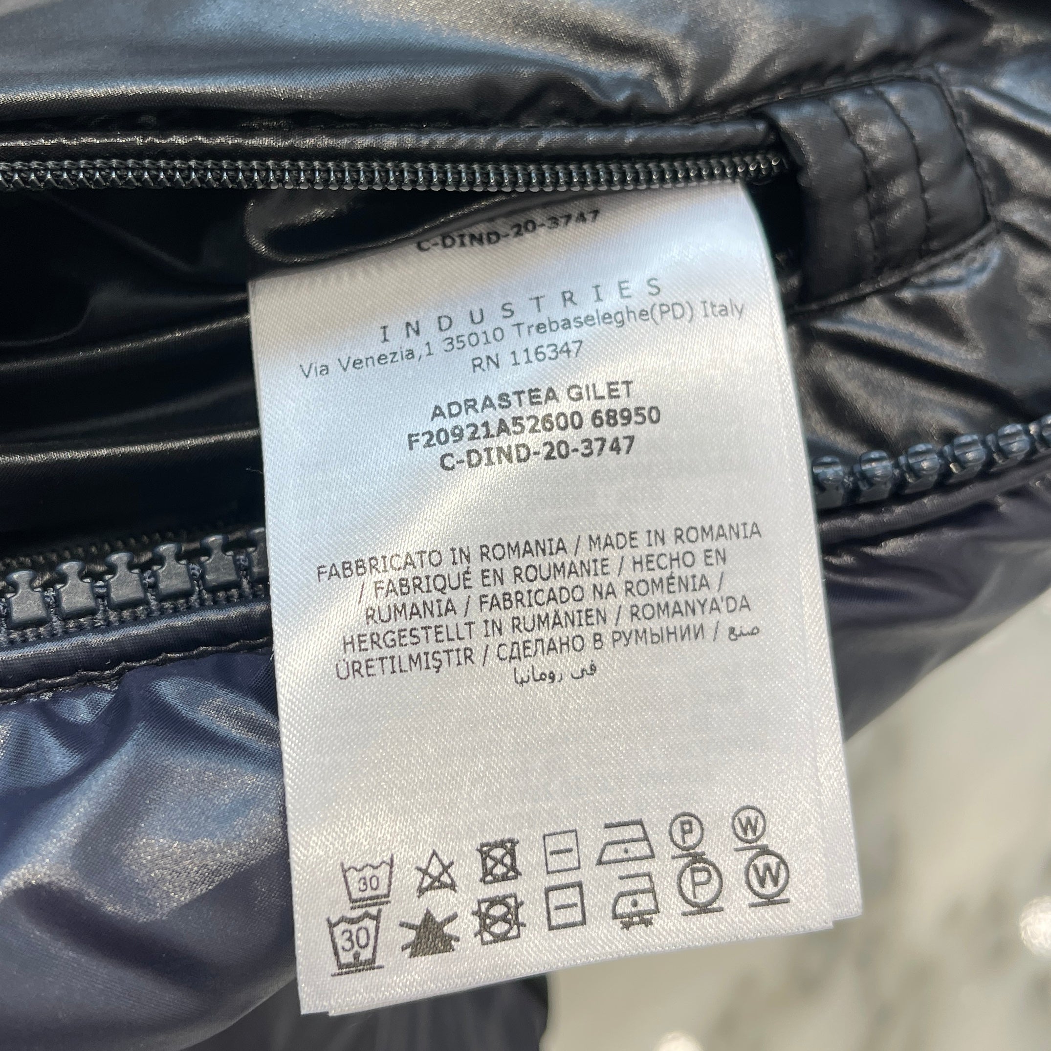 MONCLER 2022AW GENIUS 1952 SUMIDO DOWN VEST F20921A52600 68950 Size 3 モンクレール ジーニアス 1952 スミド ダウンベスト サイズ3