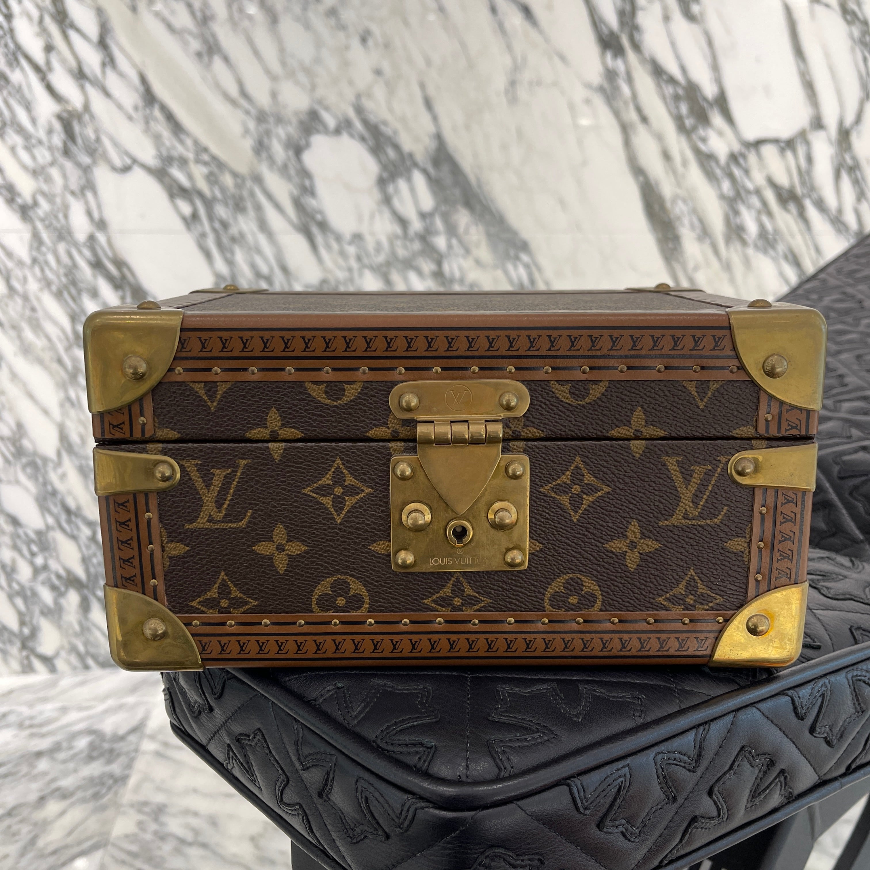 LOUIS VUITTON 2020AW Coffret Tresor 24 Jewellery Box M10139 ルイヴィトン モノグラム コフレ・トレゾール 24 クレーム ジュエリーボックス