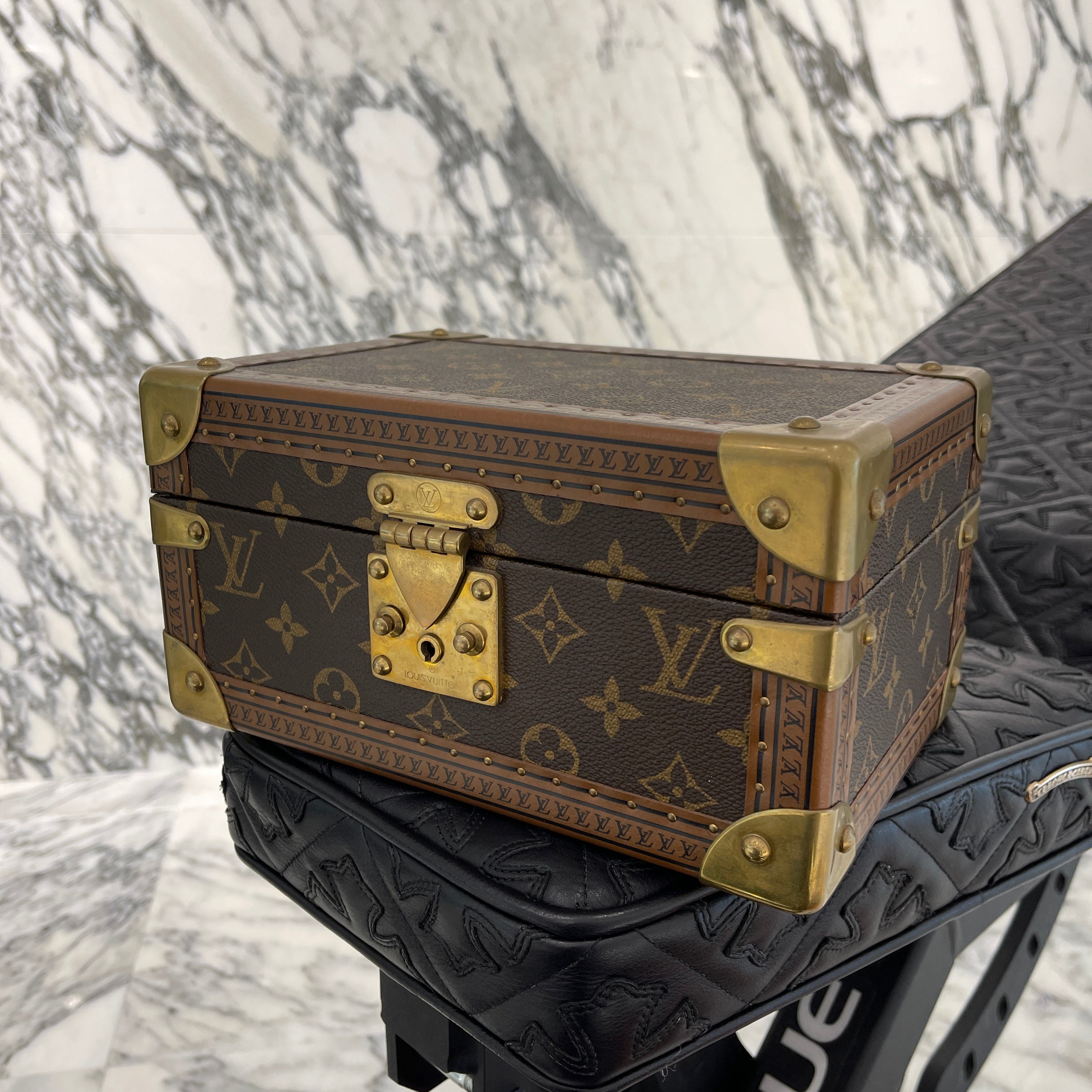 LOUIS VUITTON 2020AW Coffret Tresor 24 Jewellery Box M10139 ルイヴィトン モノグラム コフレ・トレゾール 24 クレーム ジュエリーボックス