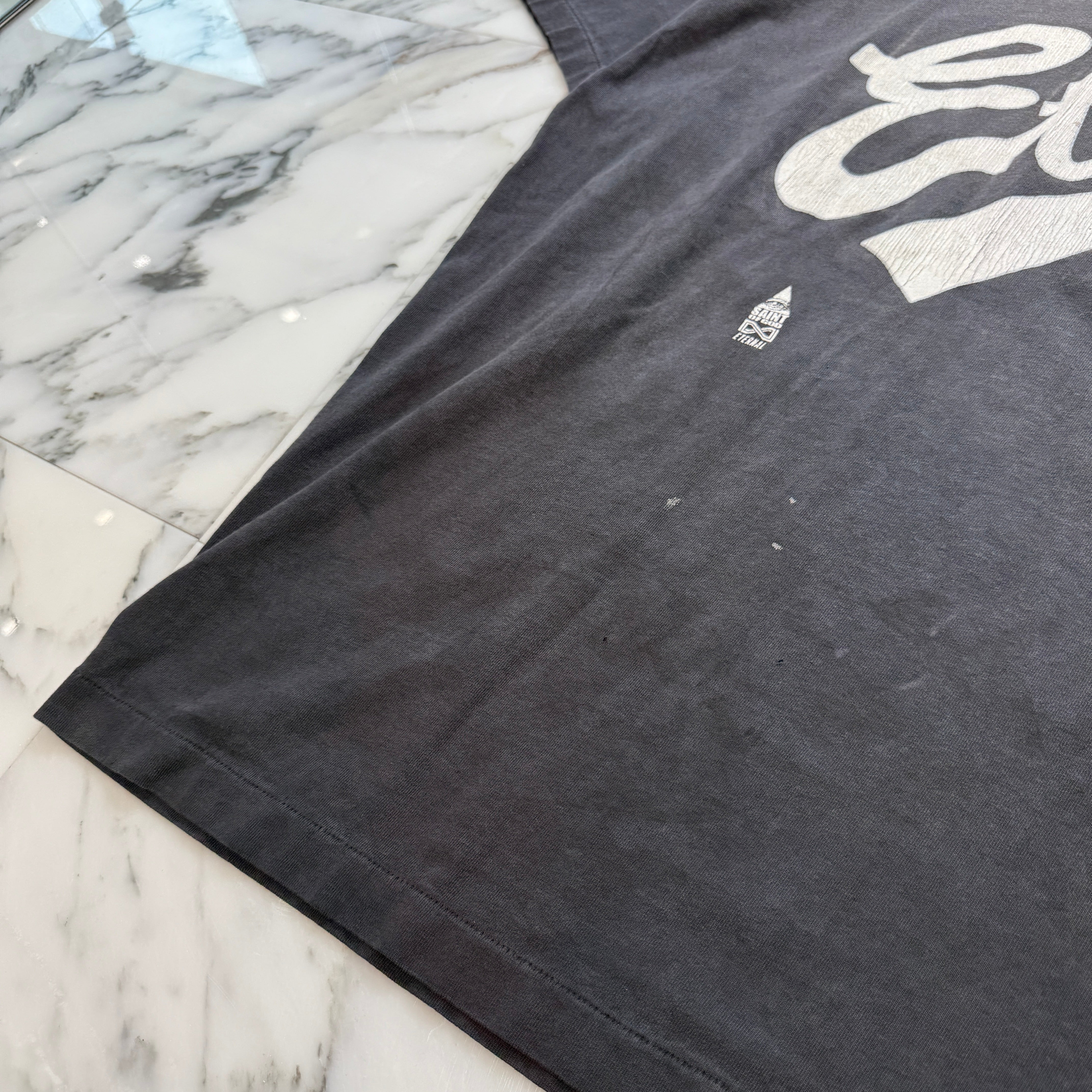 SAINT Mxxxxxx × FEAR OF GOD 2025SS SNT OF GOD Vintage Processing Tee SM-HR8-0000-C01 Size ONESIZE セントマイケル×フィアオブゴッド セントオブゴッド ヴィンテージ加工 Tシャツ サイズONESIZE