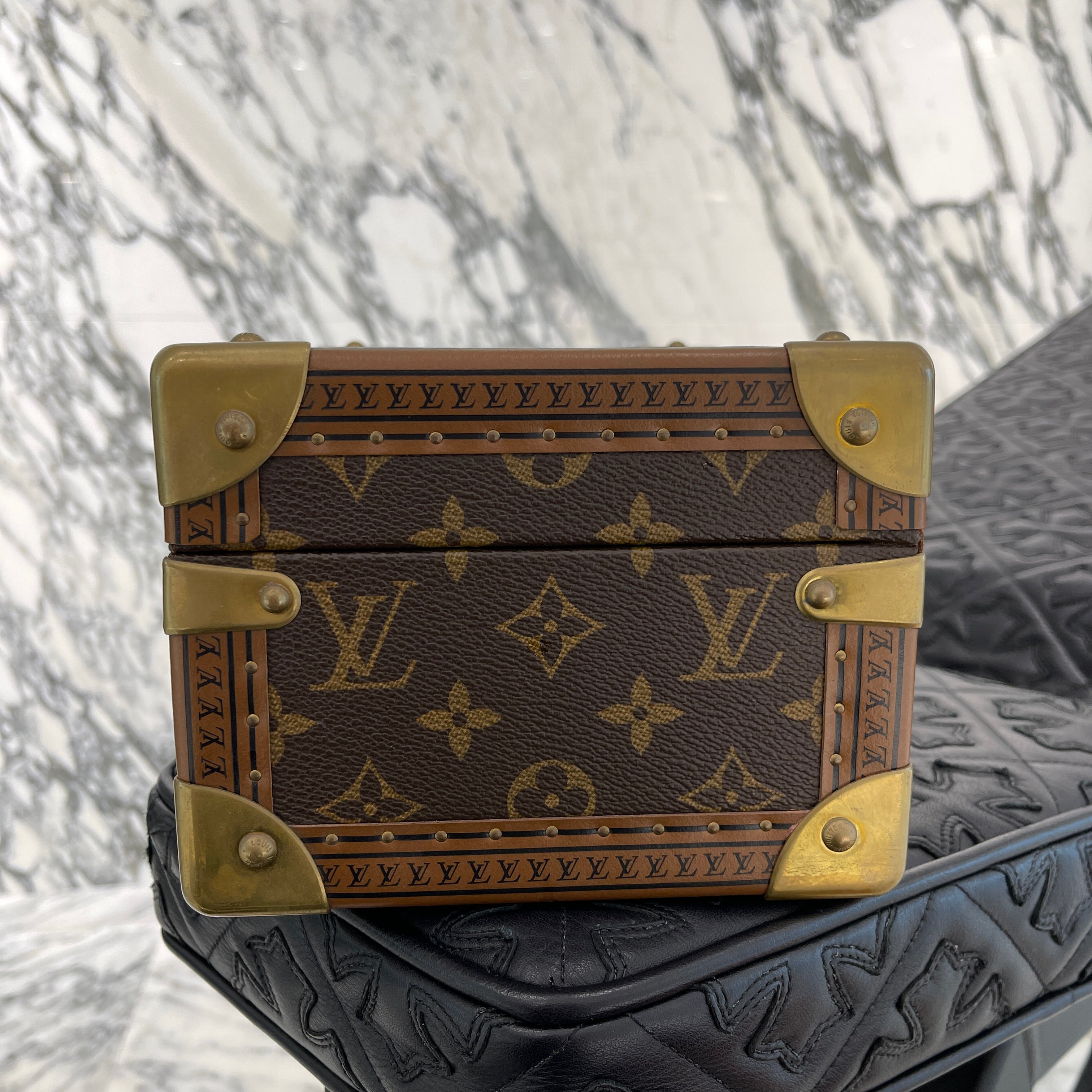 LOUIS VUITTON 2020AW Coffret Tresor 24 Jewellery Box M10139 ルイヴィトン モノグラム コフレ・トレゾール 24 クレーム ジュエリーボックス