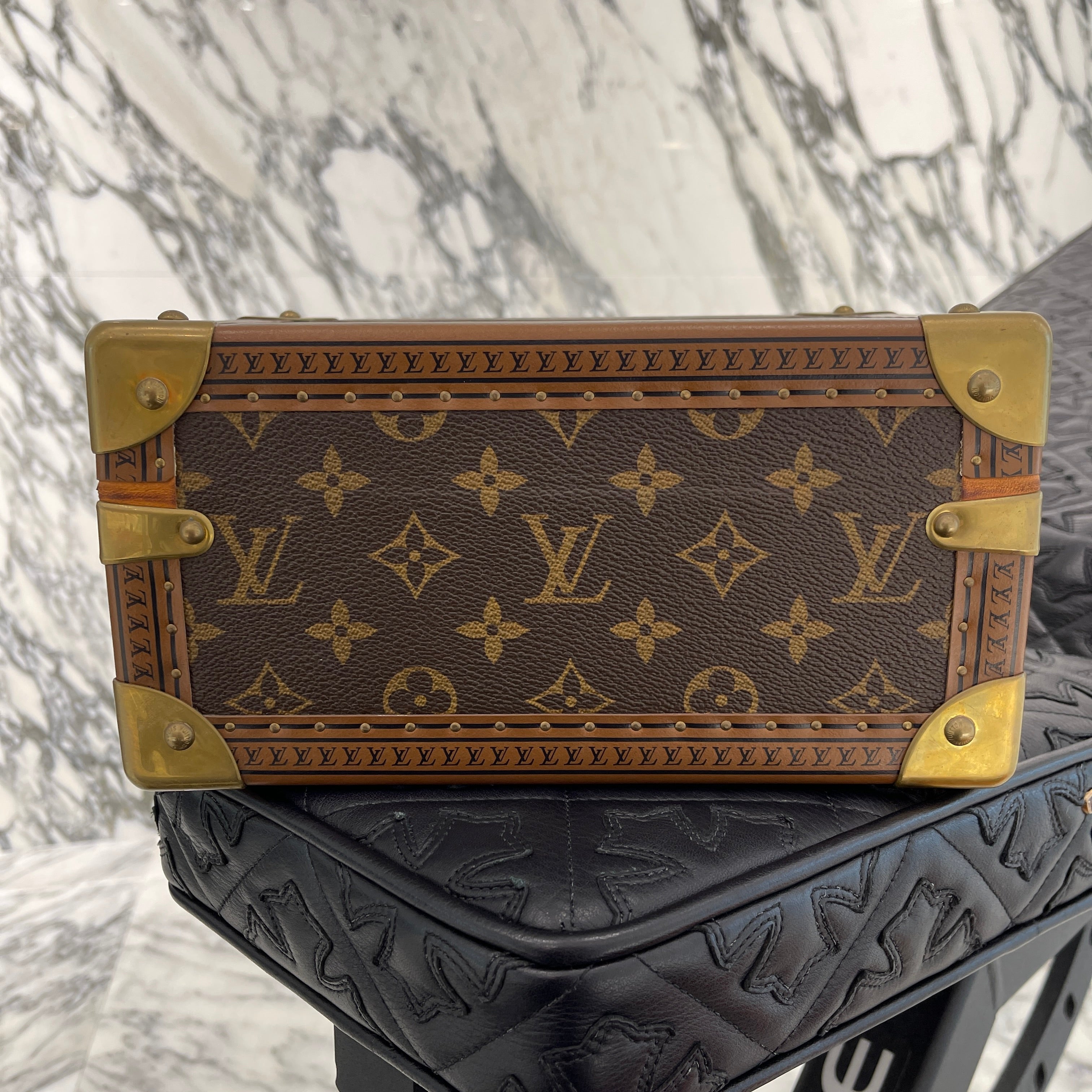 LOUIS VUITTON 2020AW Coffret Tresor 24 Jewellery Box M10139 ルイヴィトン モノグラム コフレ・トレゾール 24 クレーム ジュエリーボックス