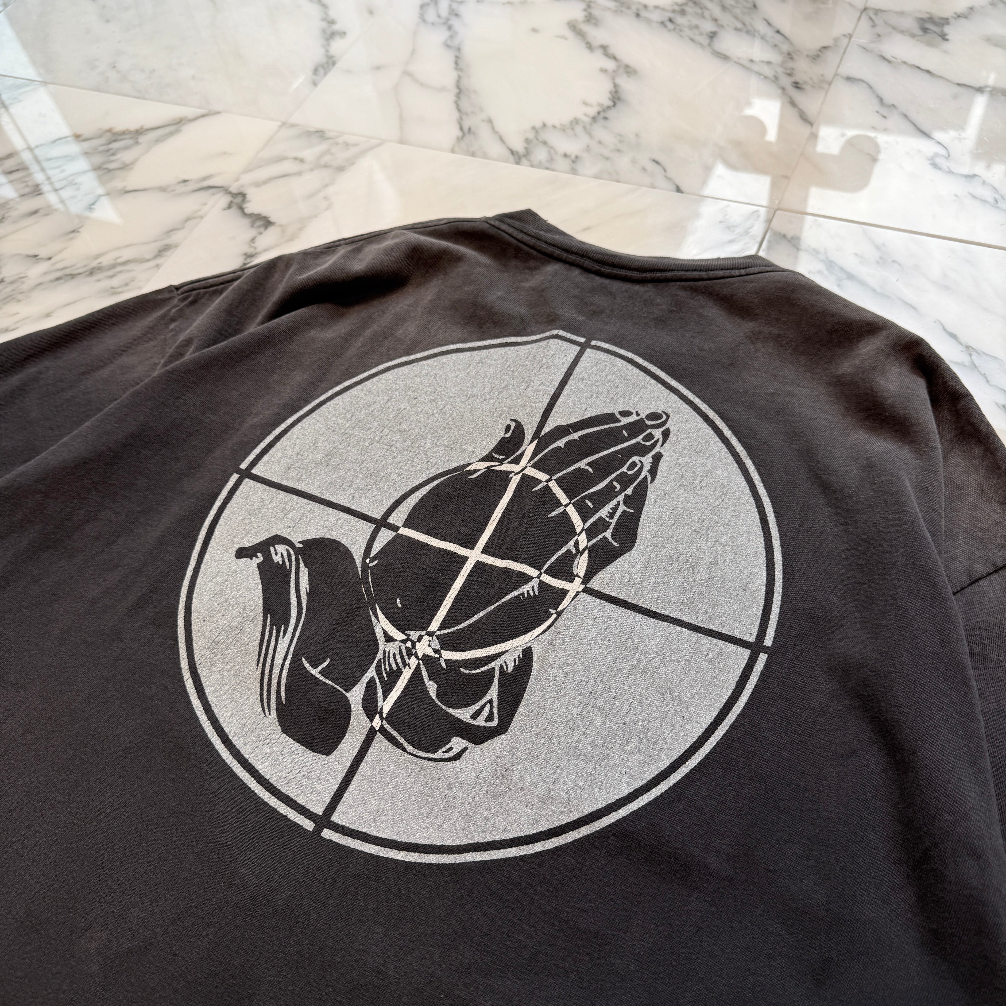 SAINT Mxxxxxx × FEAR OF GOD 2025SS SNT OF GOD Vintage Processing Tee SM-HR8-0000-C01 Size ONESIZE セントマイケル×フィアオブゴッド セントオブゴッド ヴィンテージ加工 Tシャツ サイズONESIZE