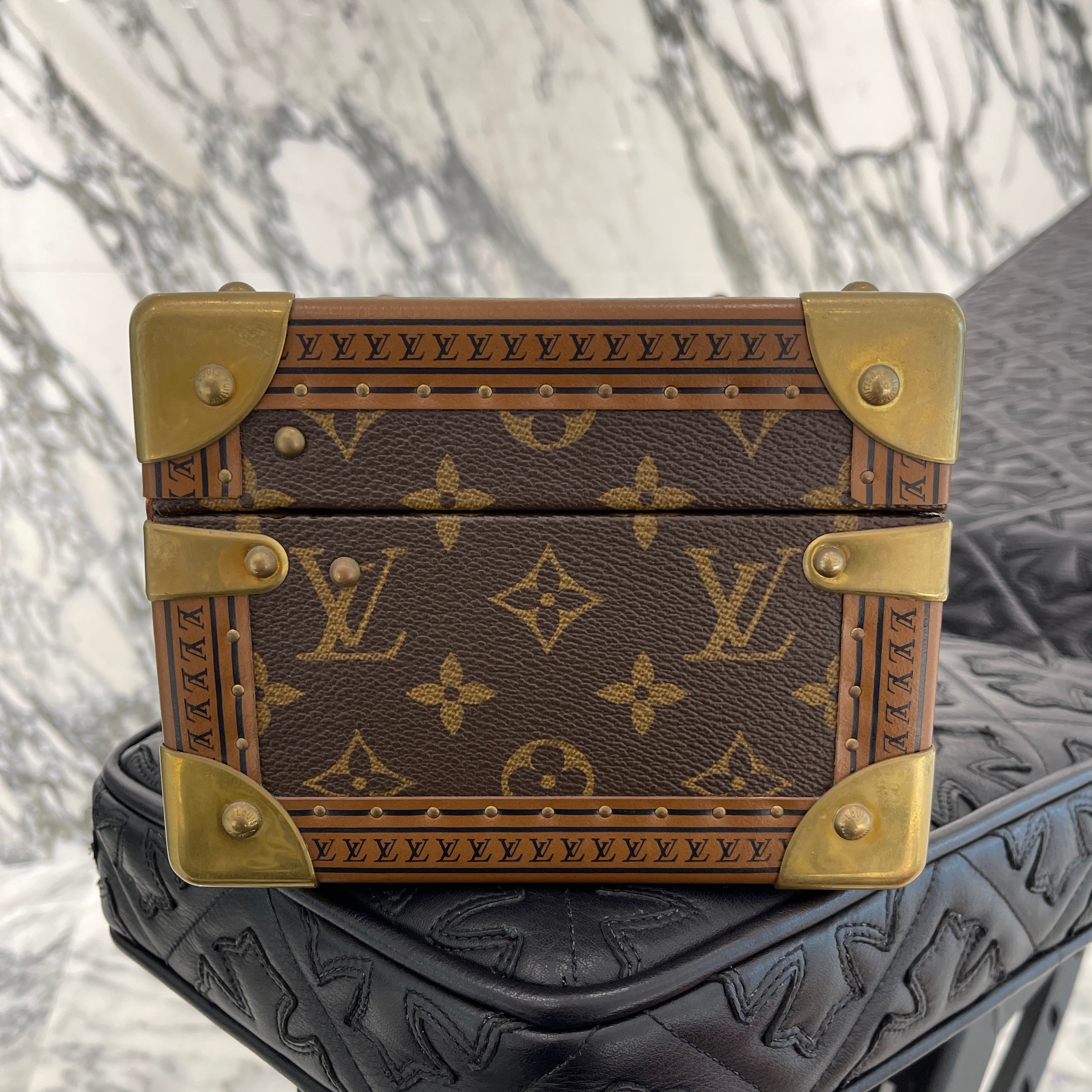 LOUIS VUITTON 2020AW Coffret Tresor 24 Jewellery Box M10139 ルイヴィトン モノグラム コフレ・トレゾール 24 クレーム ジュエリーボックス